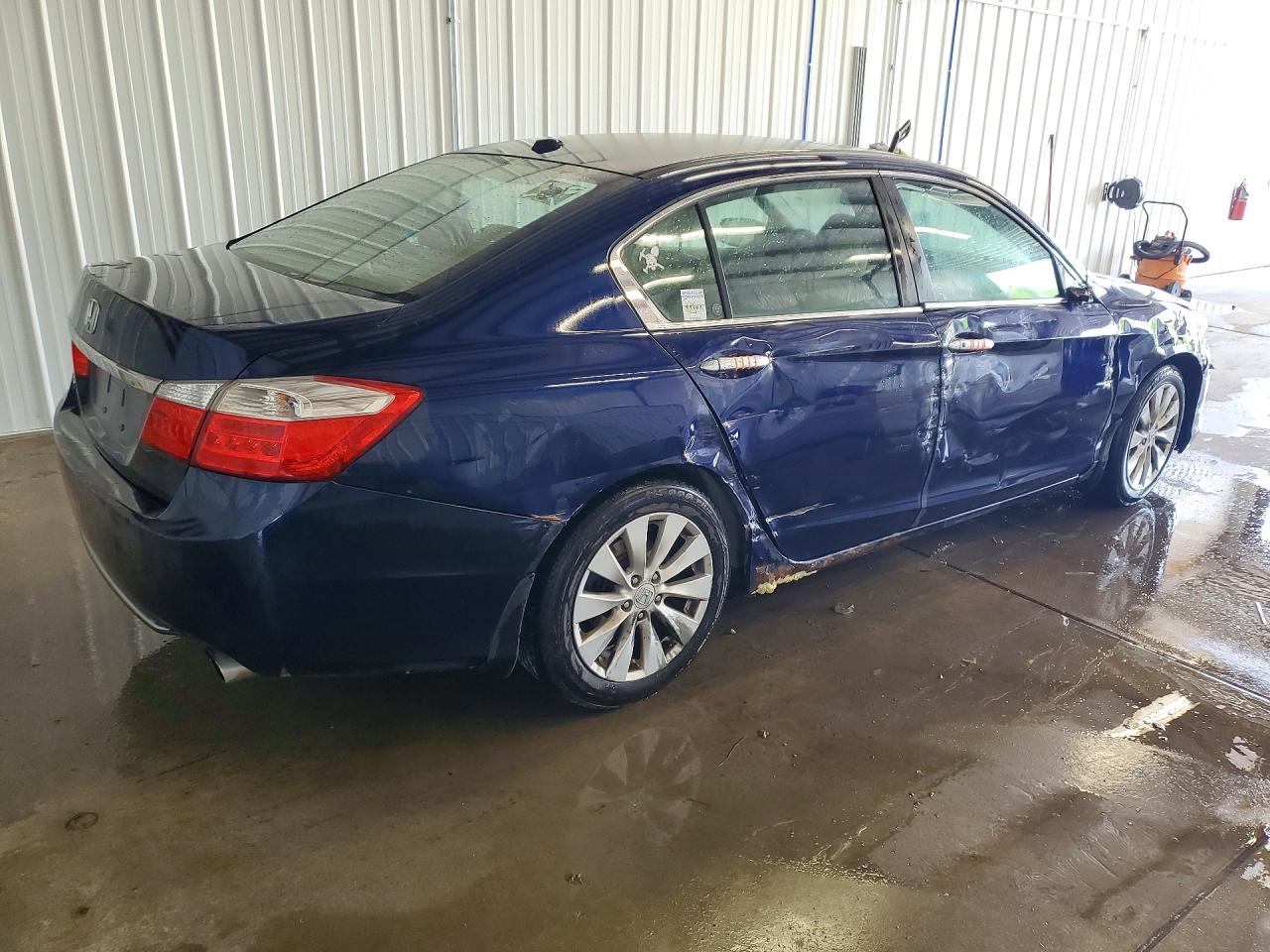 2013 Honda Accord Exl Blue vin: 1HGCR2F84DA138475