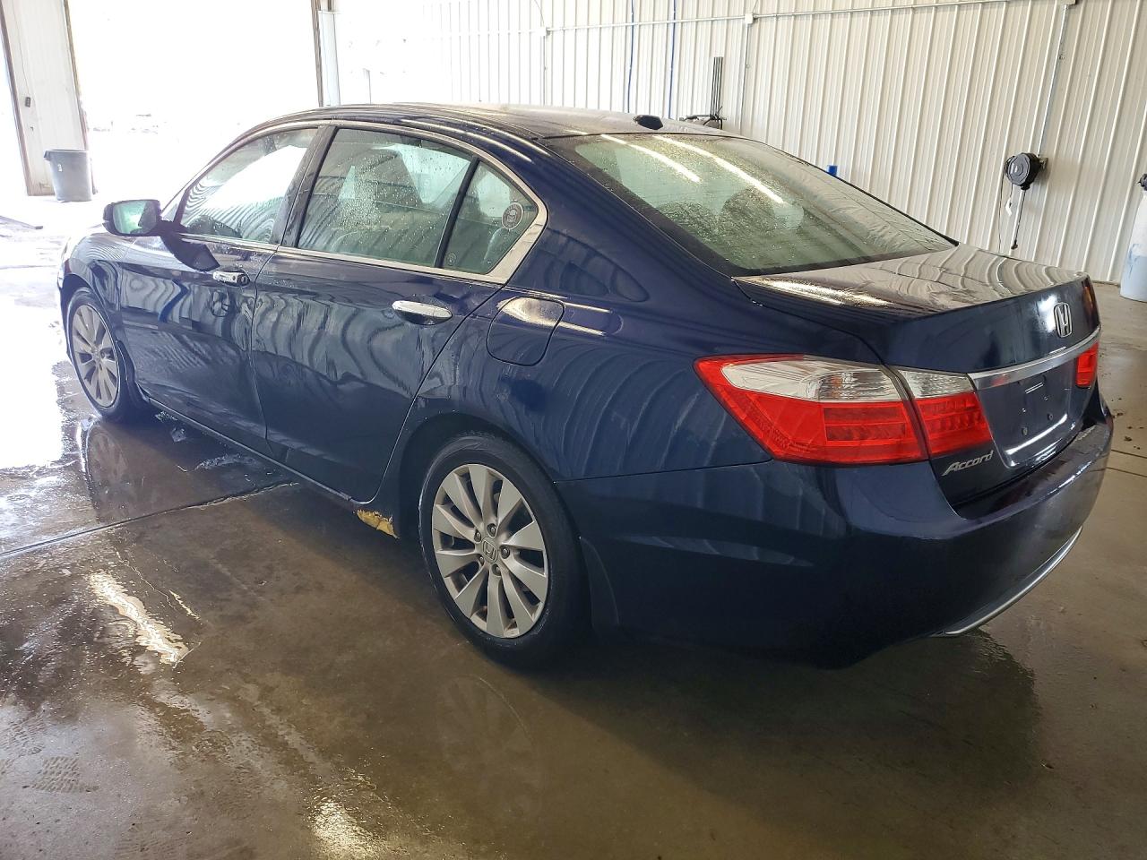 2013 Honda Accord Exl Blue vin: 1HGCR2F84DA138475