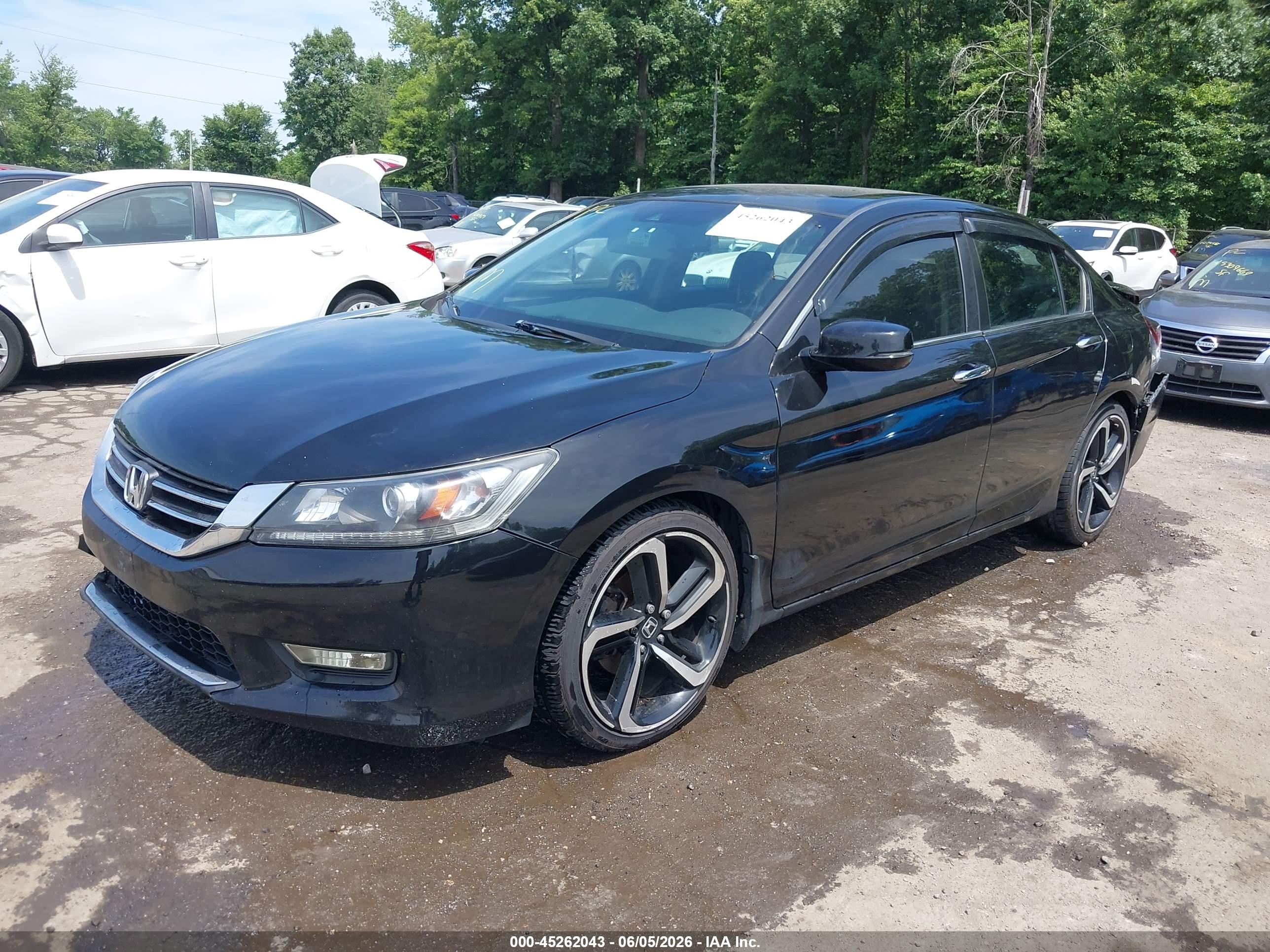 2013 Honda Accord Ex-l Черный vin: 1HGCR2F84DA146172