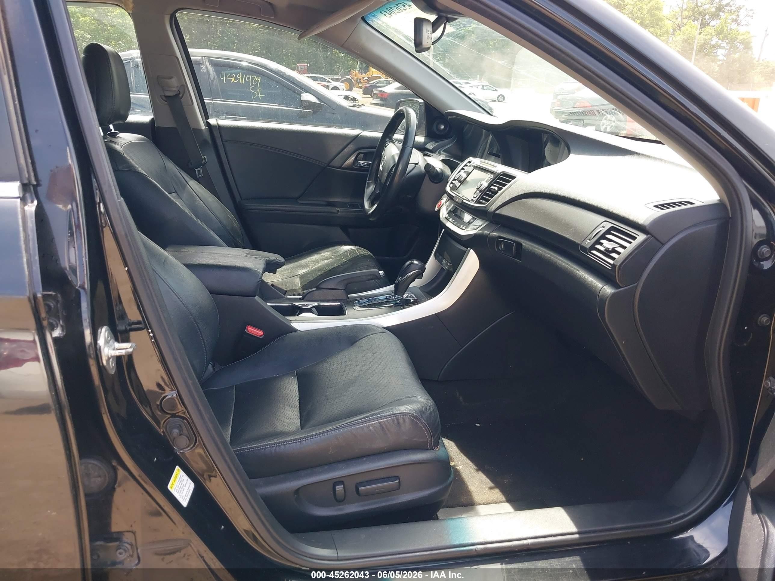 2013 Honda Accord Ex-l Черный vin: 1HGCR2F84DA146172