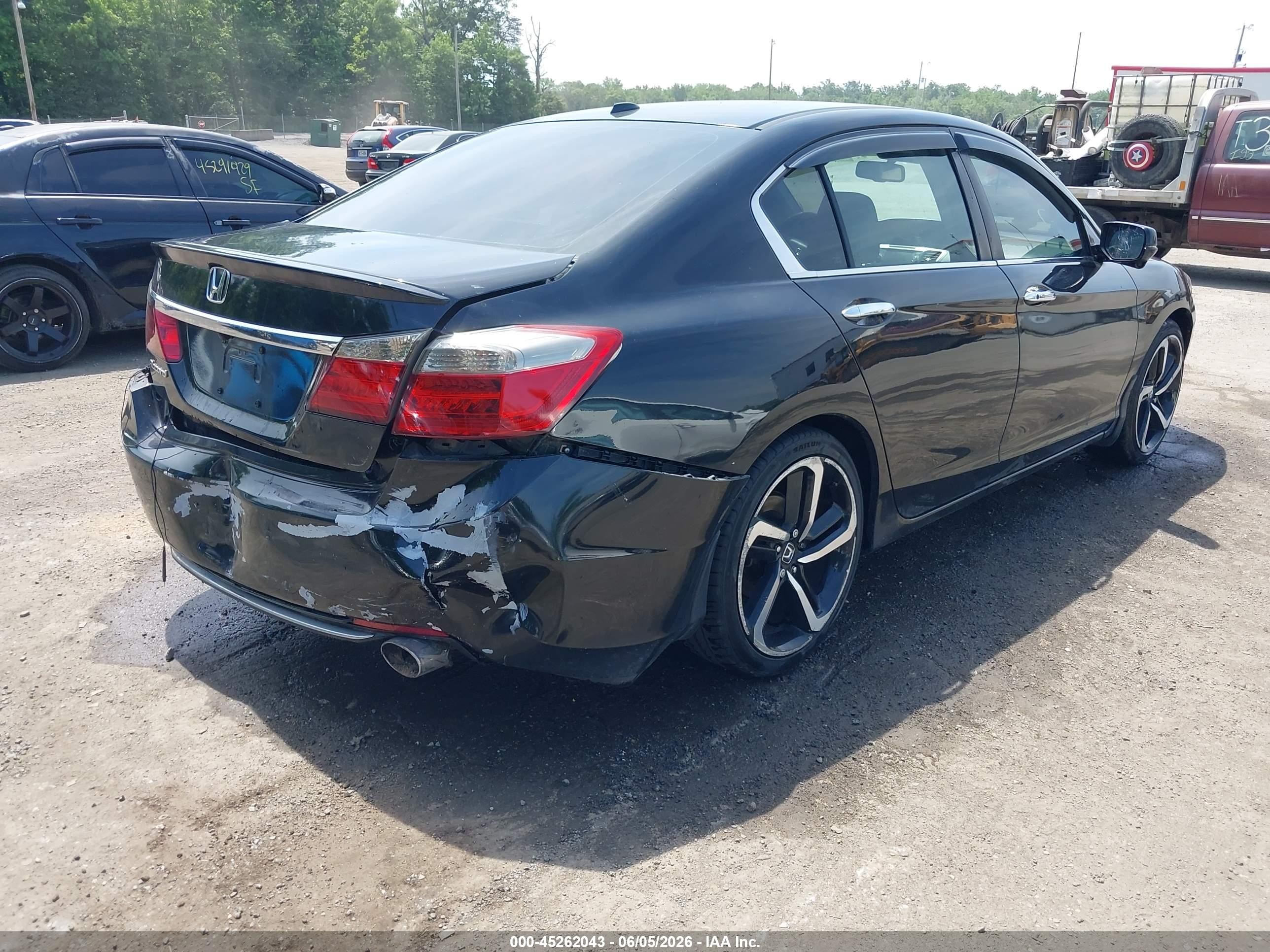 2013 Honda Accord Ex-l Черный vin: 1HGCR2F84DA146172