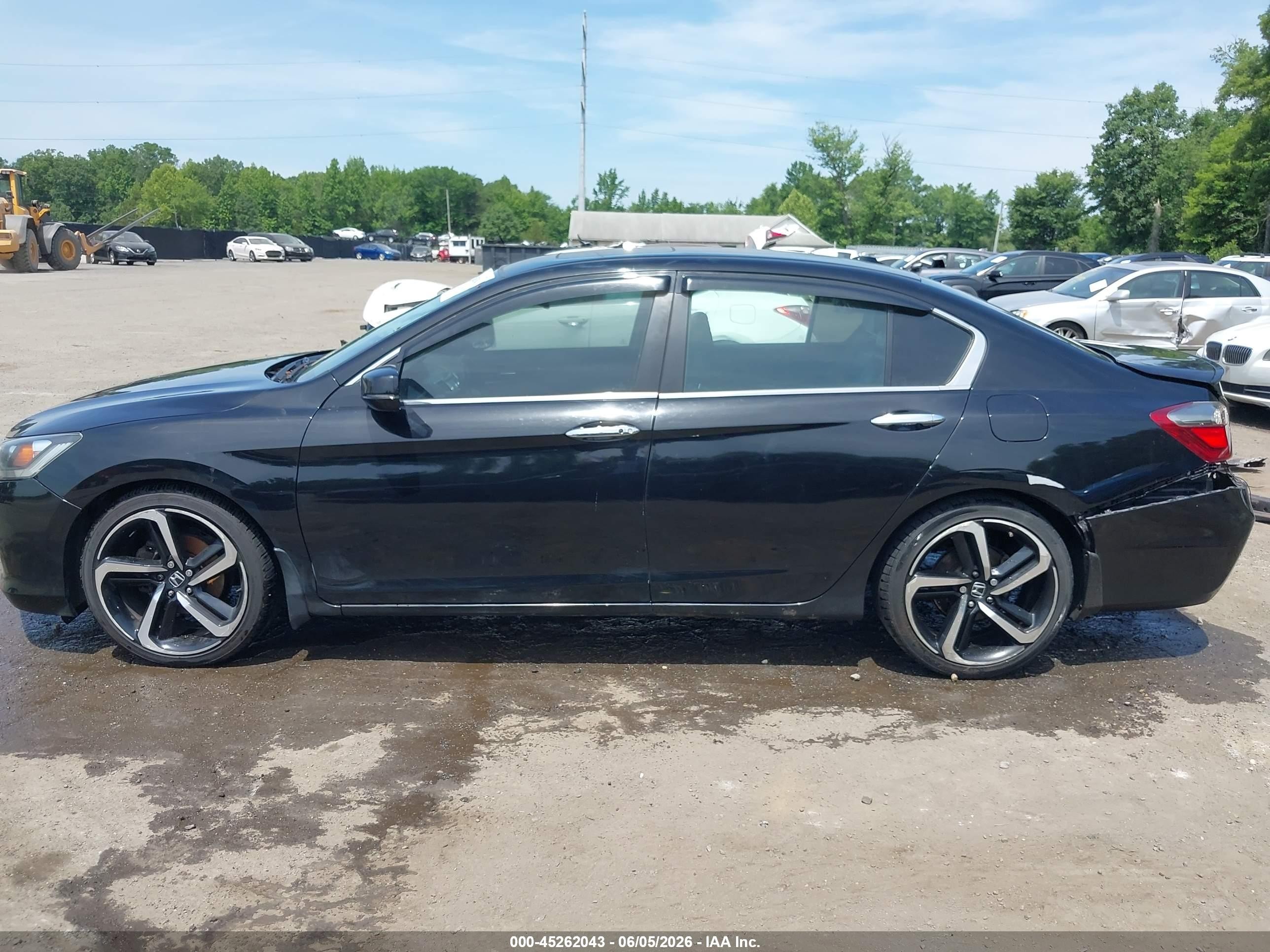 2013 Honda Accord Ex-l Черный vin: 1HGCR2F84DA146172