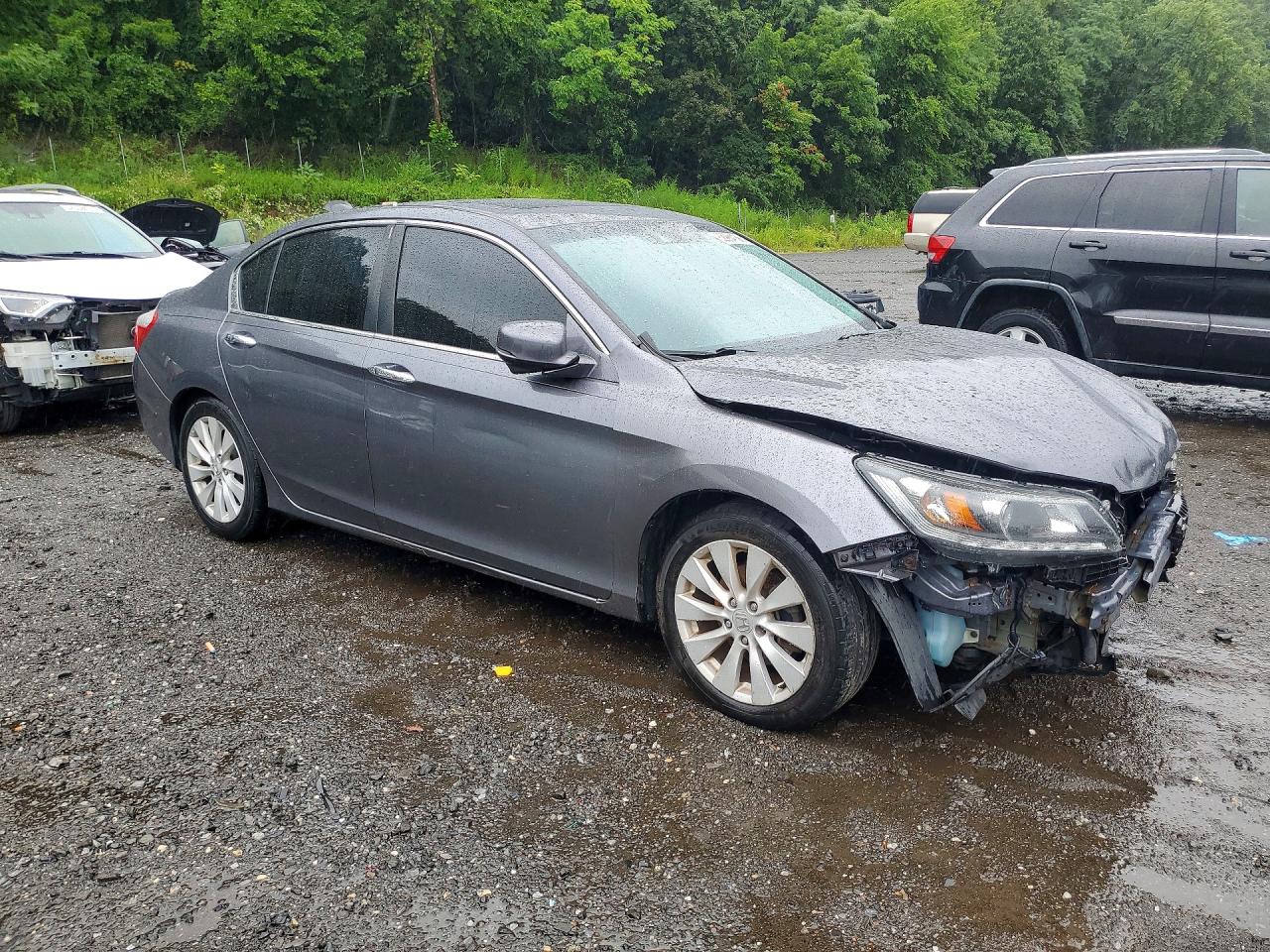 2013 Honda Accord Exl Gray vin: 1HGCR2F84DA148486