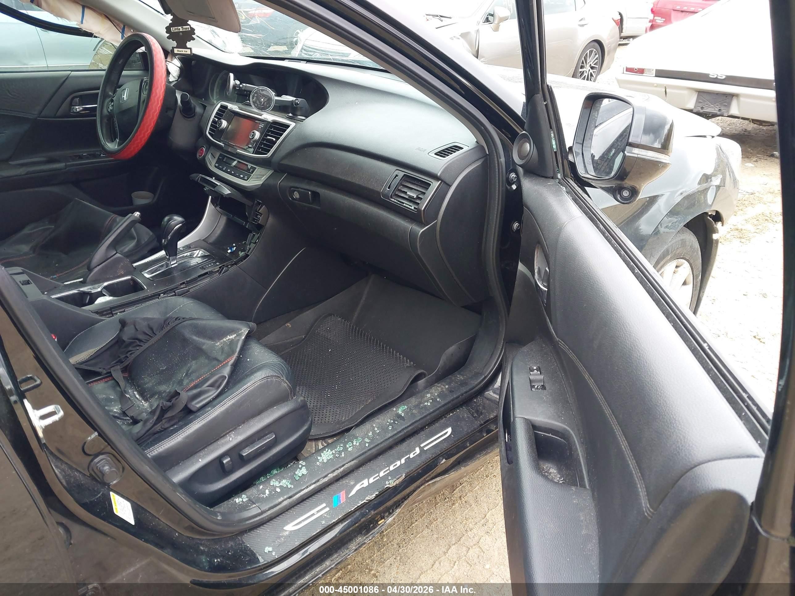 2013 Honda Accord Ex-l Черный vin: 1HGCR2F84DA148682