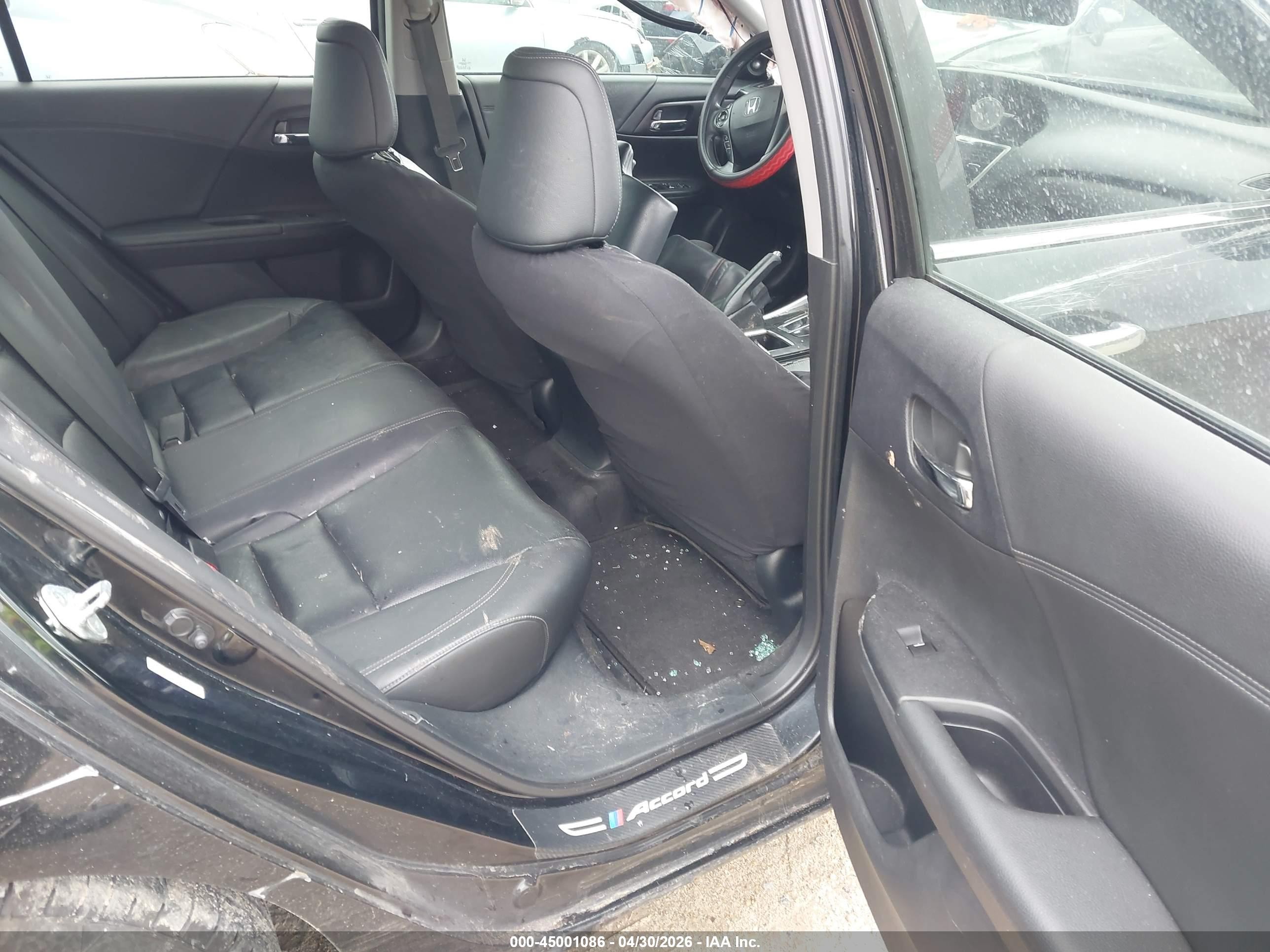 2013 Honda Accord Ex-l Черный vin: 1HGCR2F84DA148682