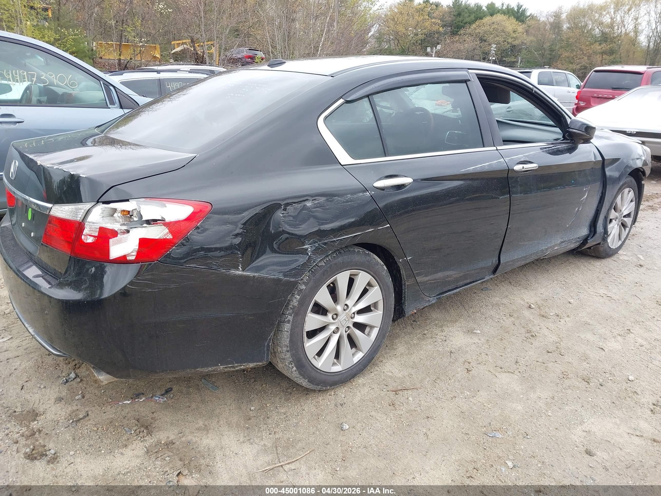 2013 Honda Accord Ex-l Черный vin: 1HGCR2F84DA148682