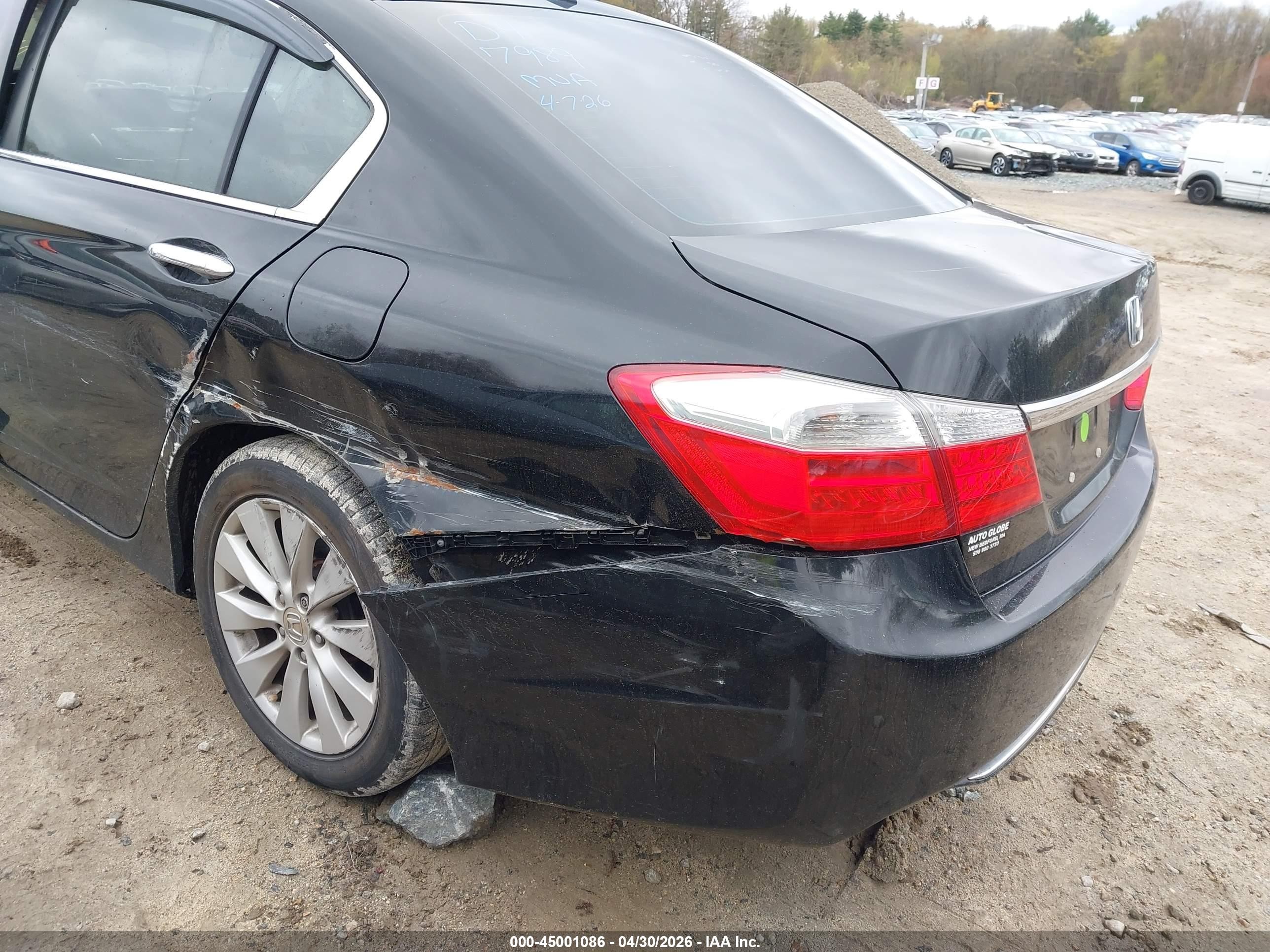 2013 Honda Accord Ex-l Черный vin: 1HGCR2F84DA148682