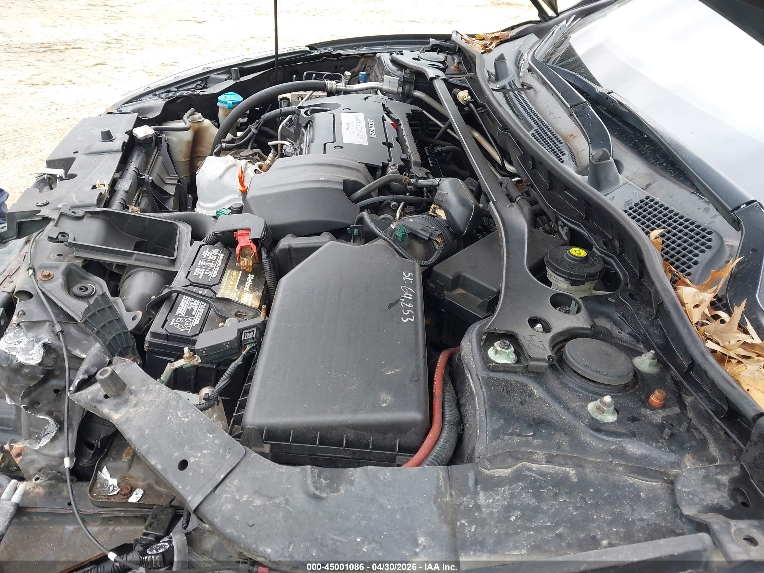 2013 Honda Accord Ex-l Черный vin: 1HGCR2F84DA148682