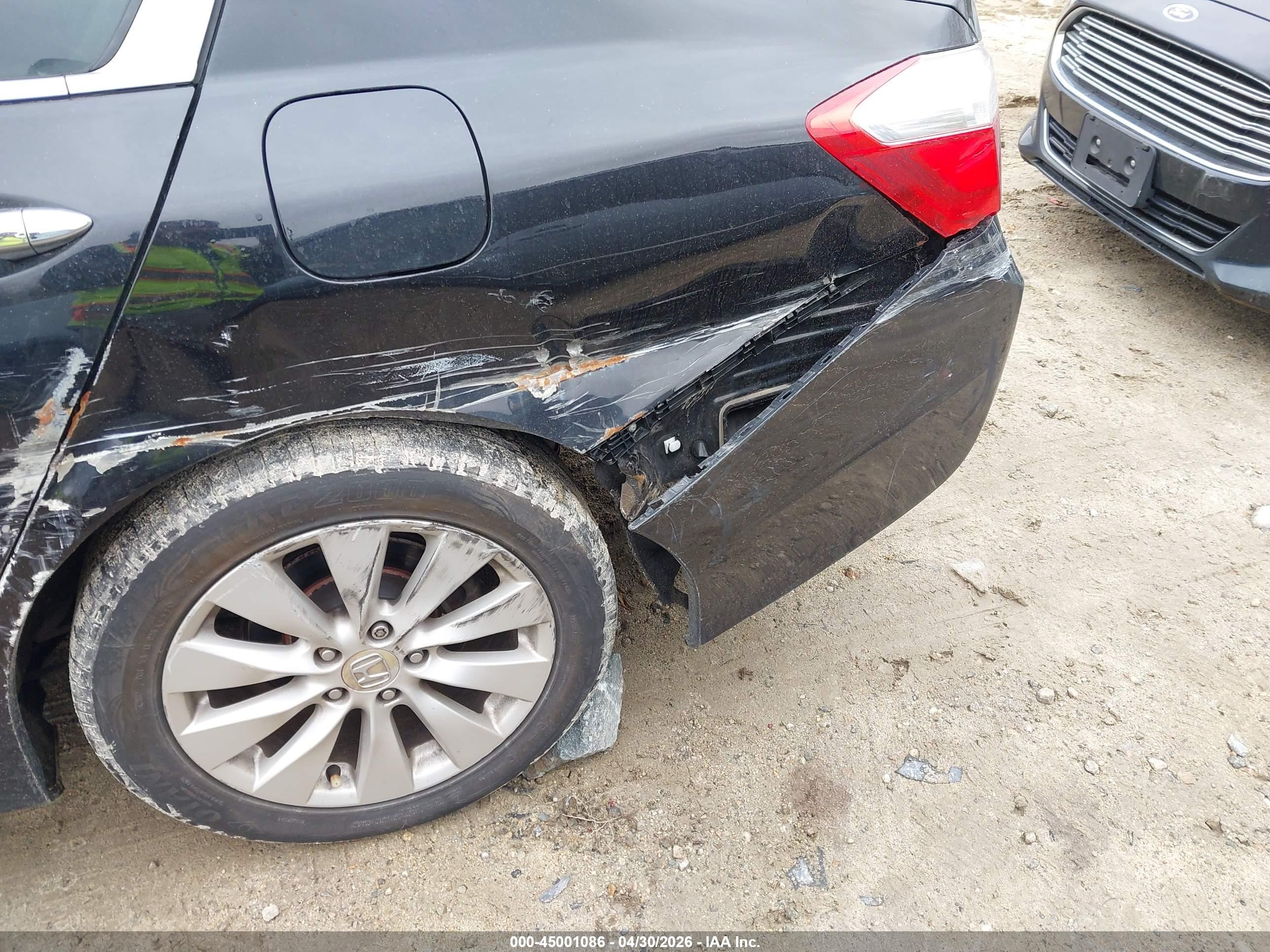 2013 Honda Accord Ex-l Черный vin: 1HGCR2F84DA148682