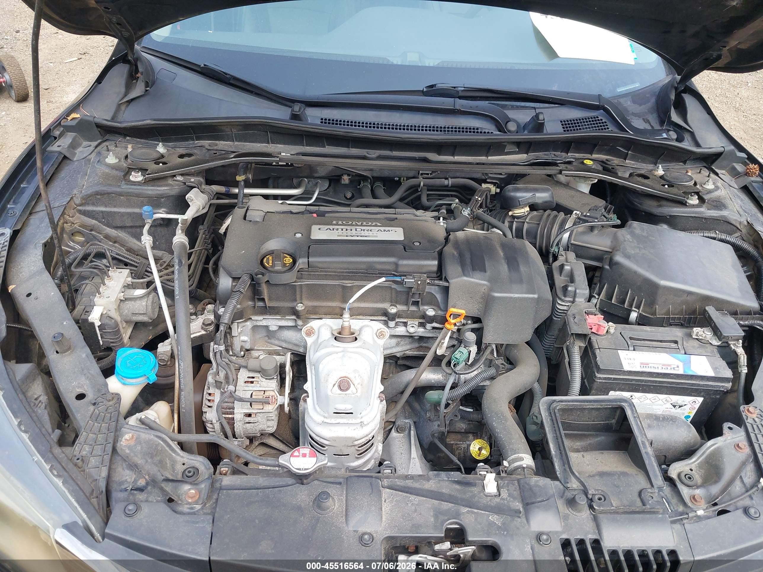 2013 Honda Accord Ex-l Black vin: 1HGCR2F84DA153333