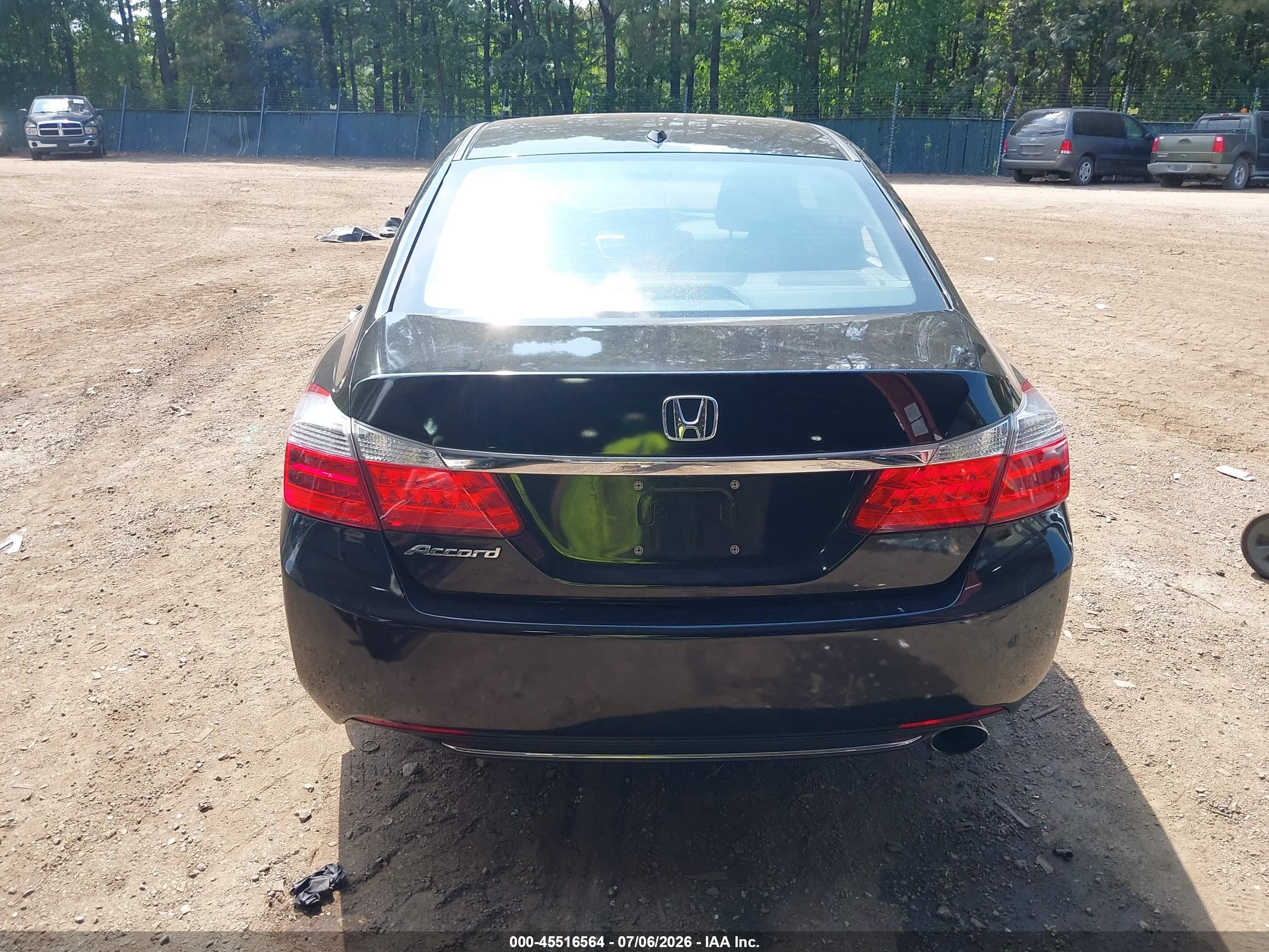 2013 Honda Accord Ex-l Black vin: 1HGCR2F84DA153333