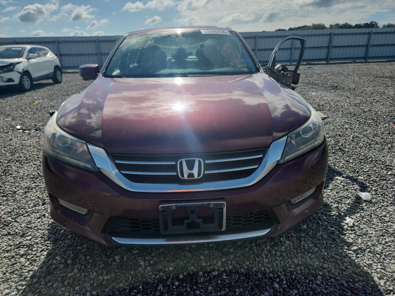 2013 Honda Accord Exl Burgundy vin: 1HGCR2F84DA168205