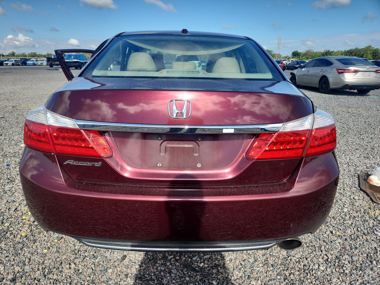 2013 Honda Accord Exl Burgundy vin: 1HGCR2F84DA168205
