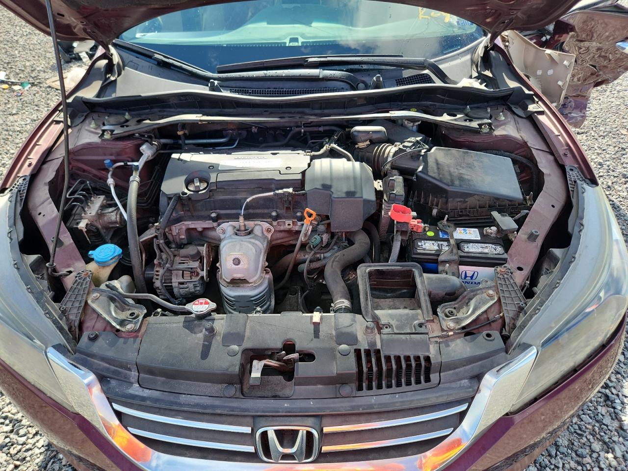 2013 Honda Accord Exl Burgundy vin: 1HGCR2F84DA168205