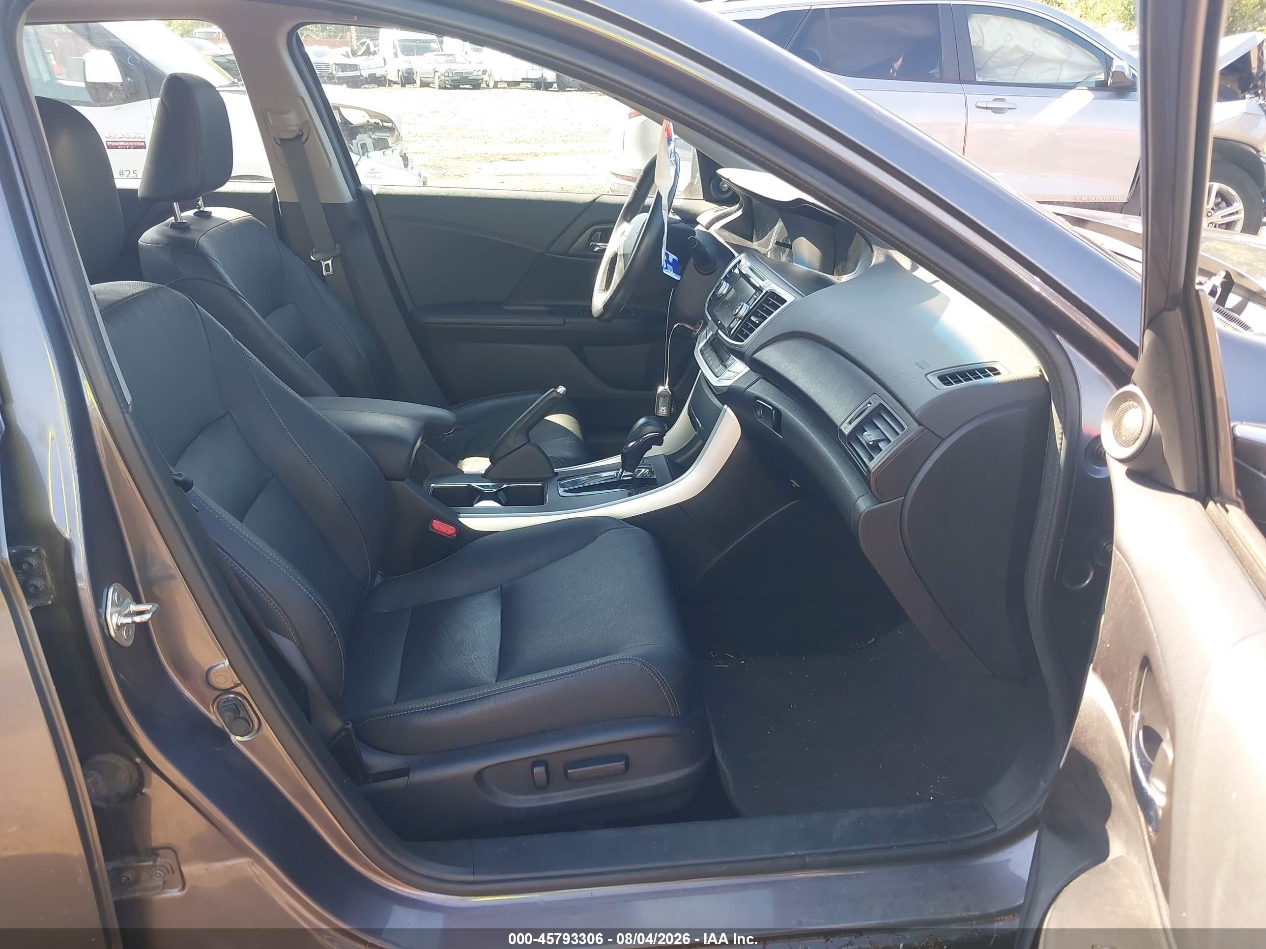 2013 Honda Accord Ex-l Gray vin: 1HGCR2F84DA175669