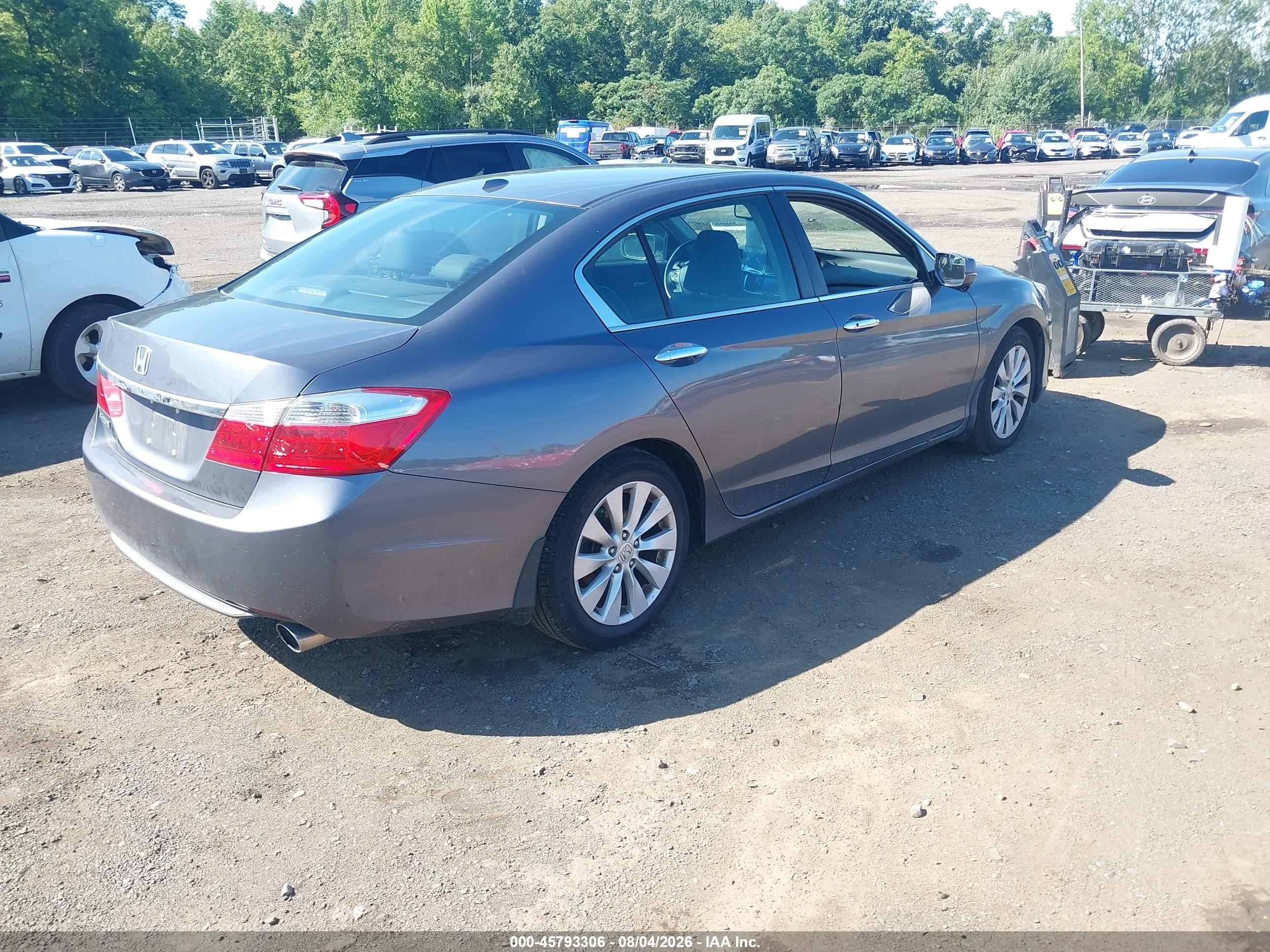 2013 Honda Accord Ex-l Gray vin: 1HGCR2F84DA175669