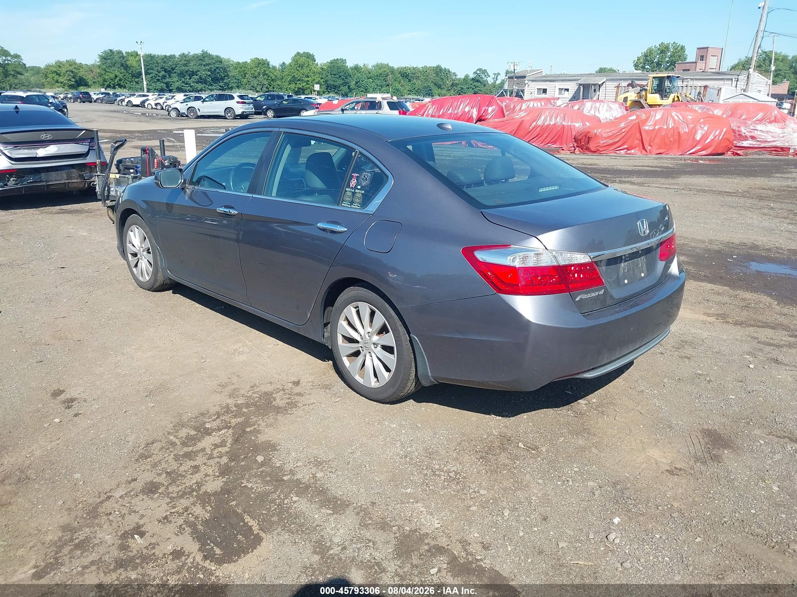 2013 Honda Accord Ex-l Gray vin: 1HGCR2F84DA175669