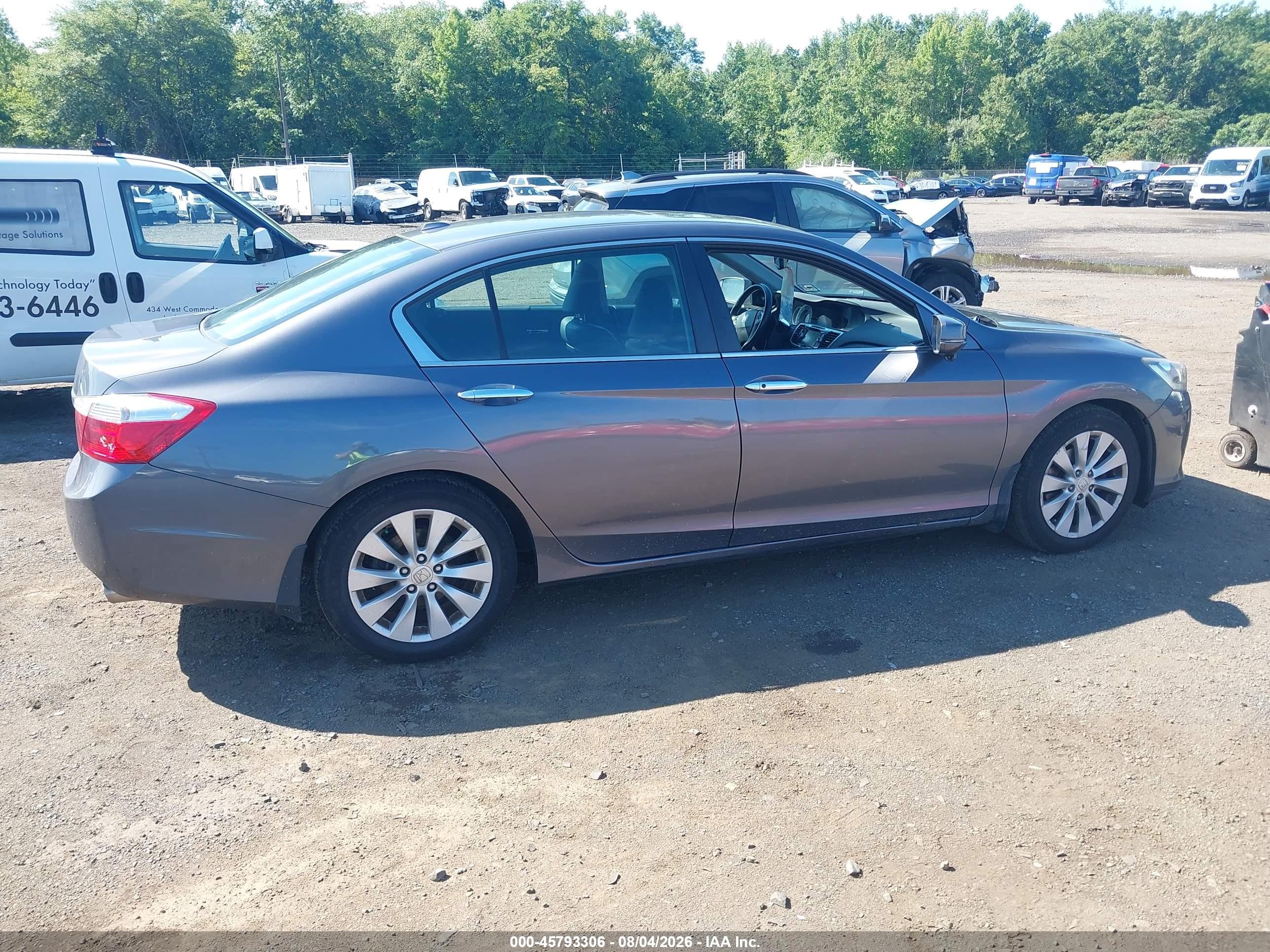 2013 Honda Accord Ex-l Gray vin: 1HGCR2F84DA175669