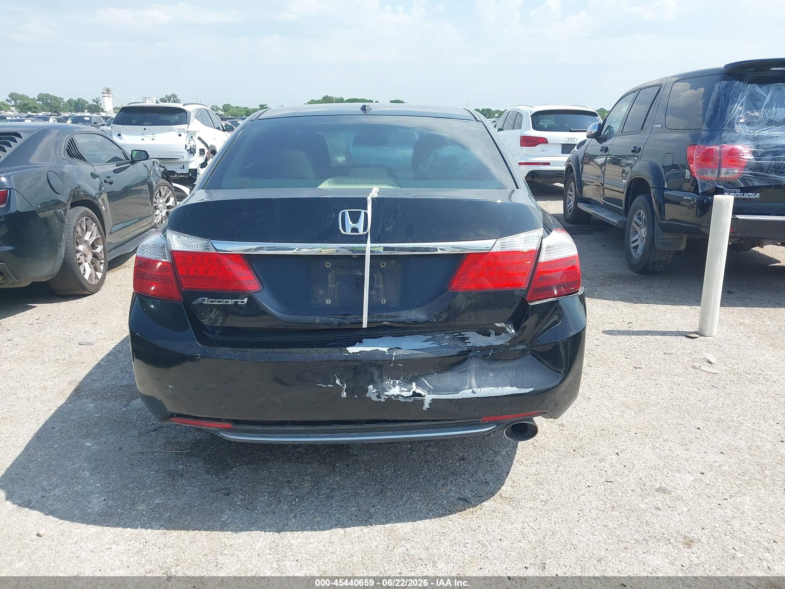 2013 Honda Accord Ex-l Black vin: 1HGCR2F84DA190589