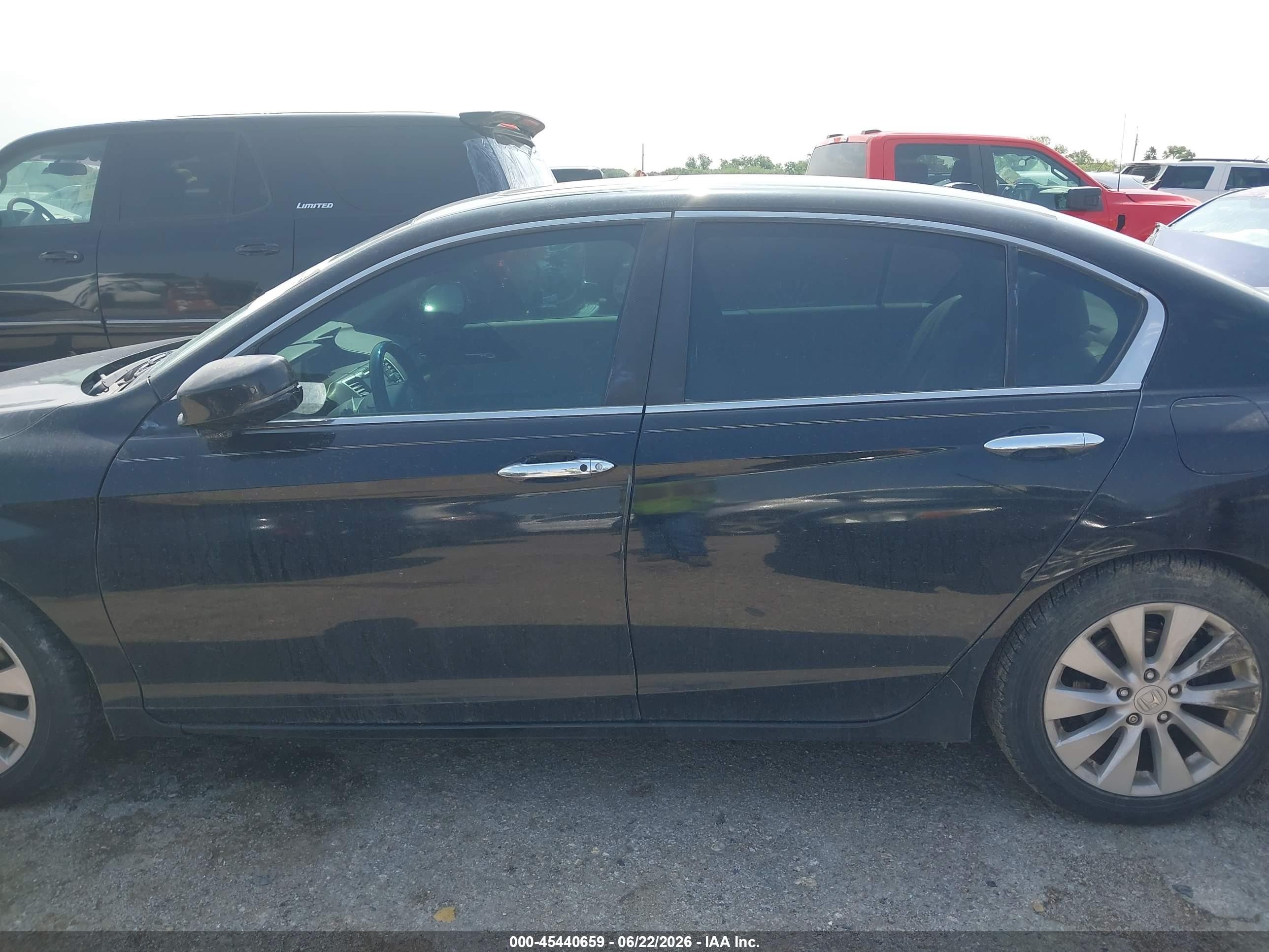 2013 Honda Accord Ex-l Black vin: 1HGCR2F84DA190589