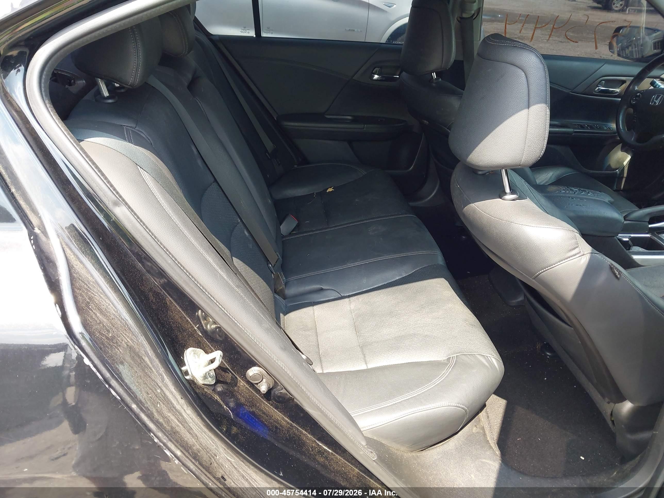 2013 Honda Accord Ex-l Black vin: 1HGCR2F84DA210842
