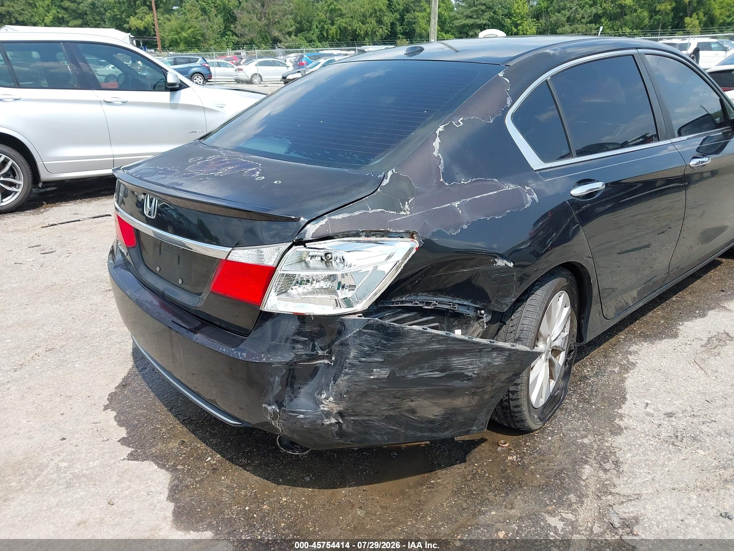 2013 Honda Accord Ex-l Black vin: 1HGCR2F84DA210842