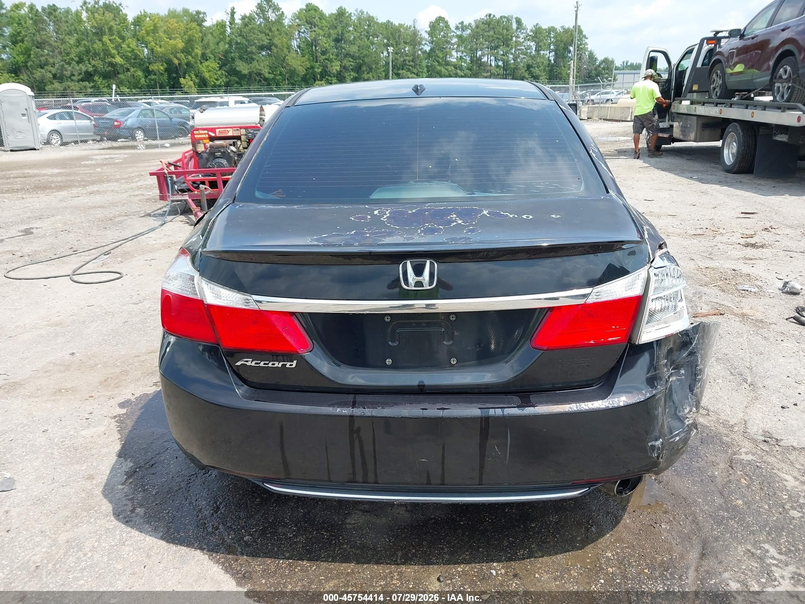 2013 Honda Accord Ex-l Black vin: 1HGCR2F84DA210842