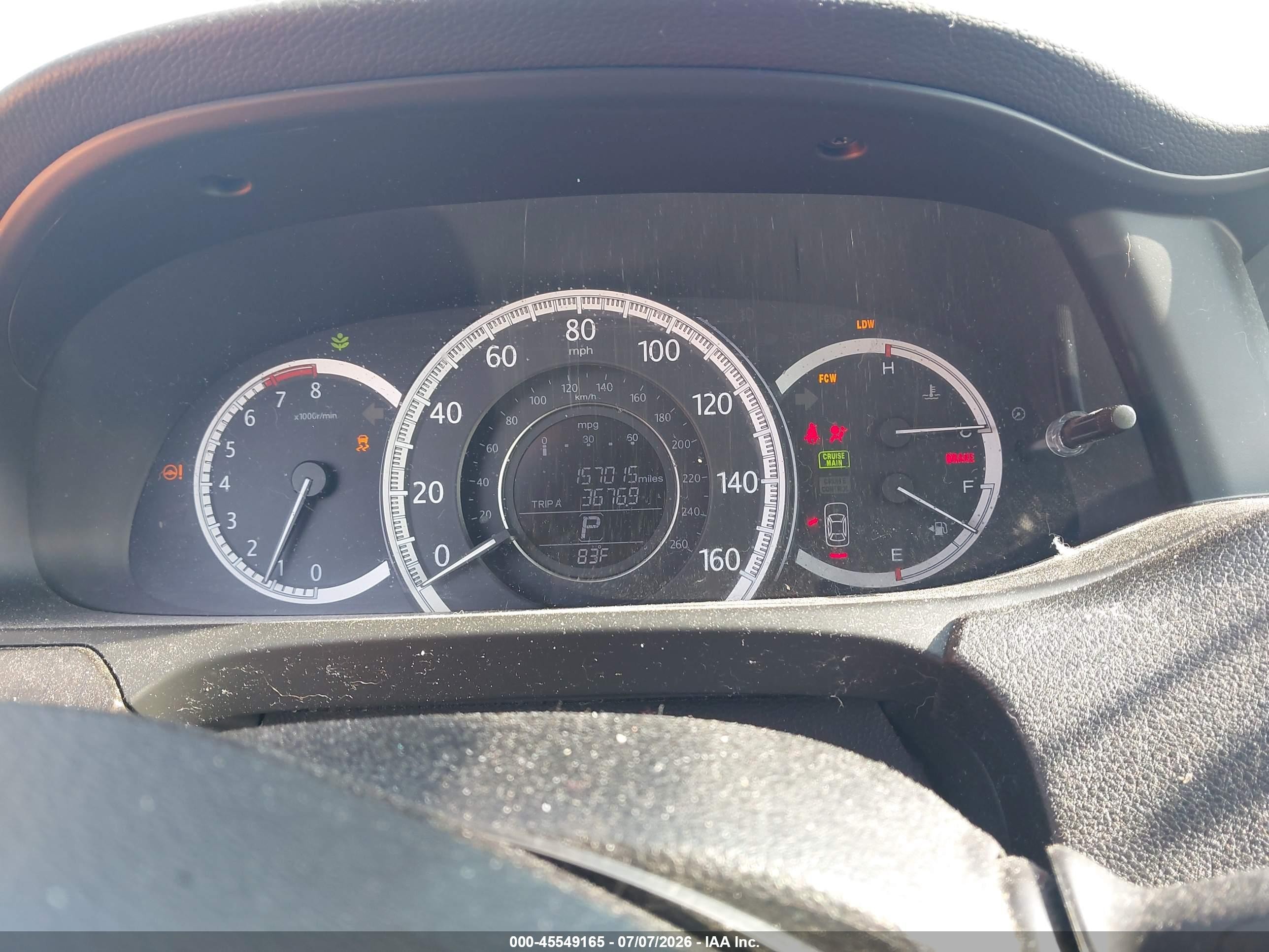 2013 Honda Accord Ex-l Blue vin: 1HGCR2F84DA218259