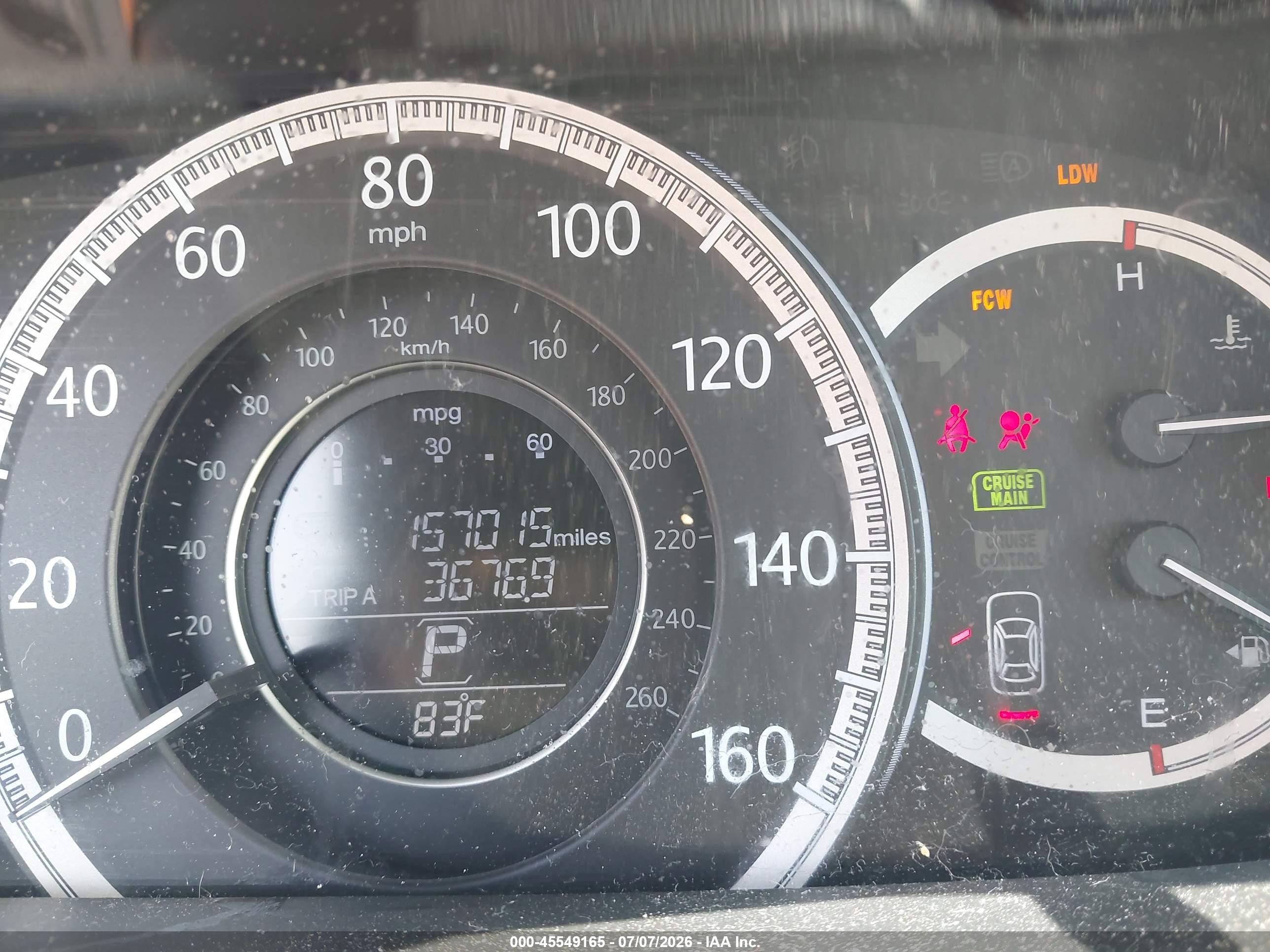 2013 Honda Accord Ex-l Blue vin: 1HGCR2F84DA218259