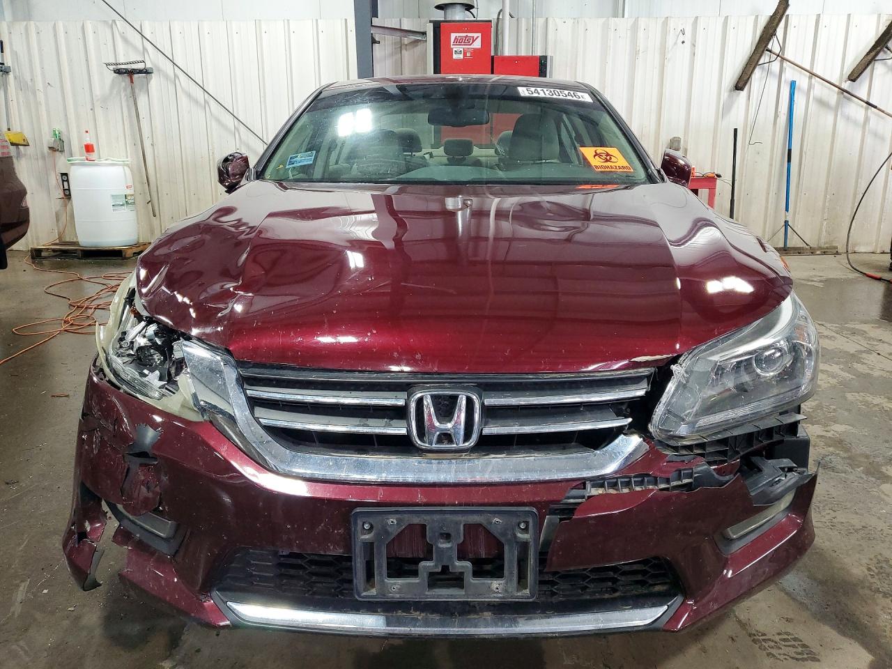 2013 Honda Accord Exl Maroon vin: 1HGCR2F84DA238009