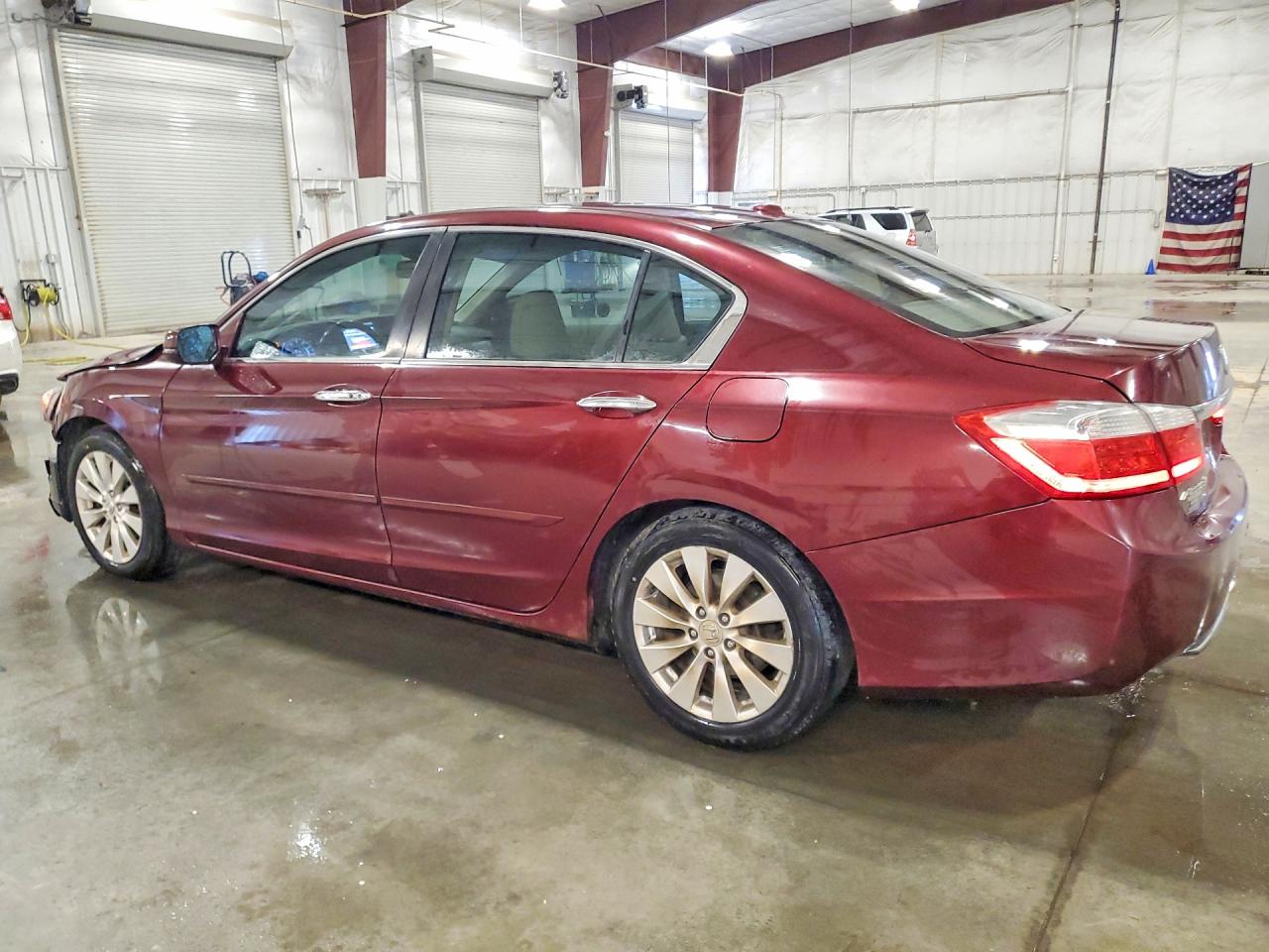 2013 Honda Accord Exl Maroon vin: 1HGCR2F84DA238009