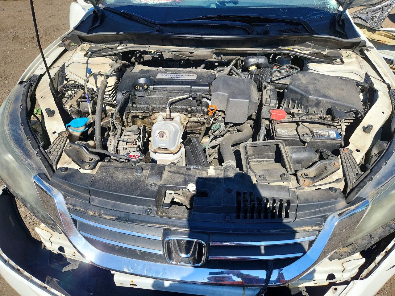 2013 Honda Accord Exl White vin: 1HGCR2F84DA274072