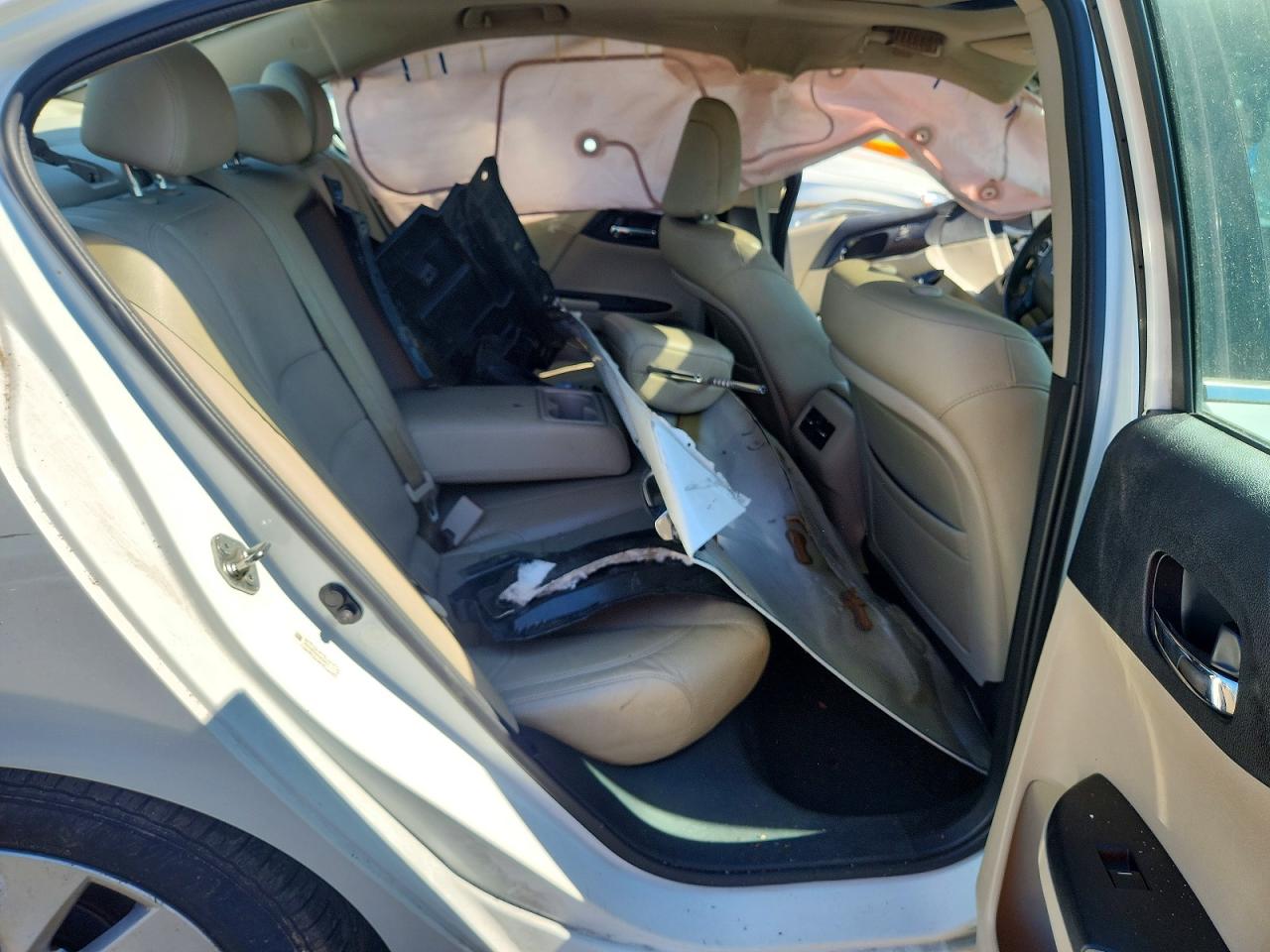 2013 Honda Accord Exl White vin: 1HGCR2F84DA274072