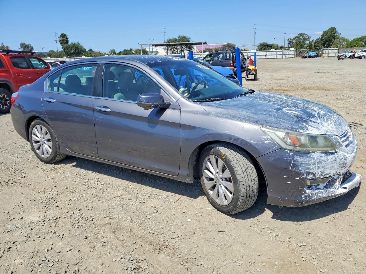 2013 Honda Accord Exl Gray vin: 1HGCR2F84DA284097