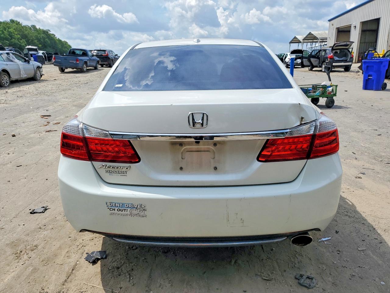 2014 Honda Accord Exl White vin: 1HGCR2F84EA003627