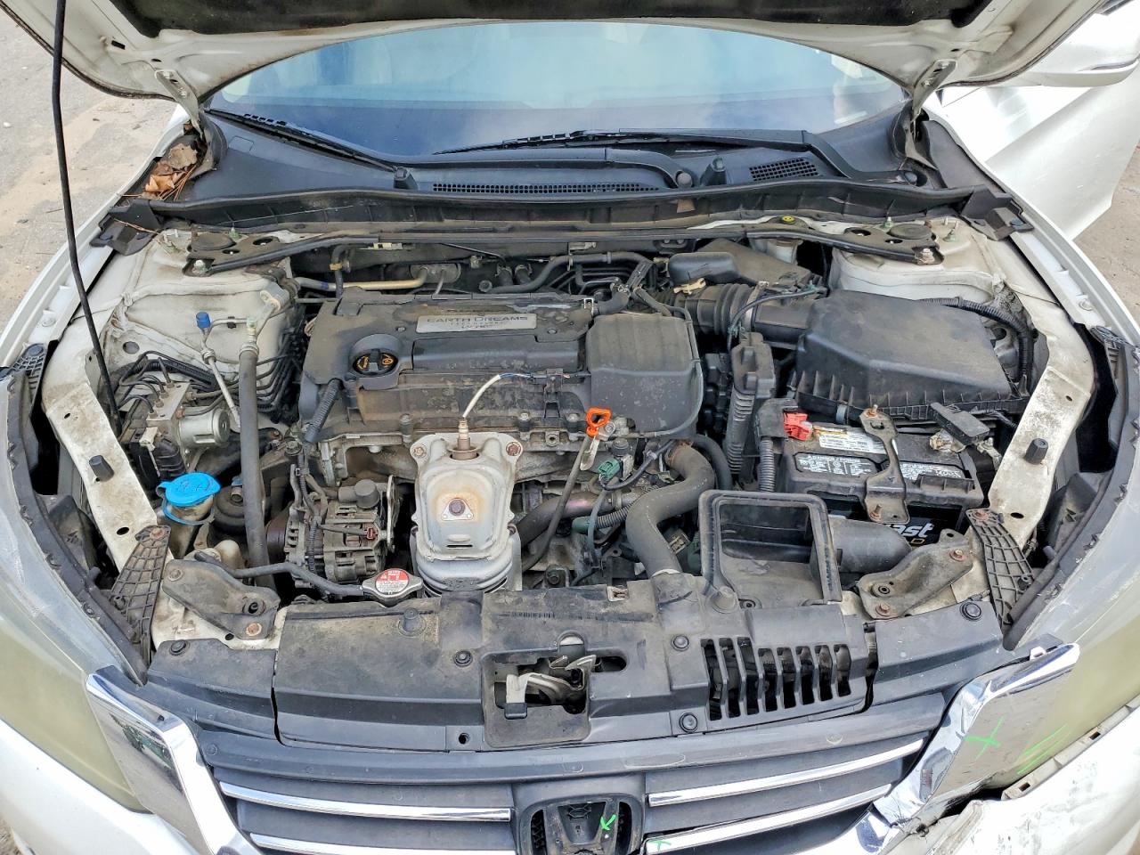 2014 Honda Accord Exl White vin: 1HGCR2F84EA003627