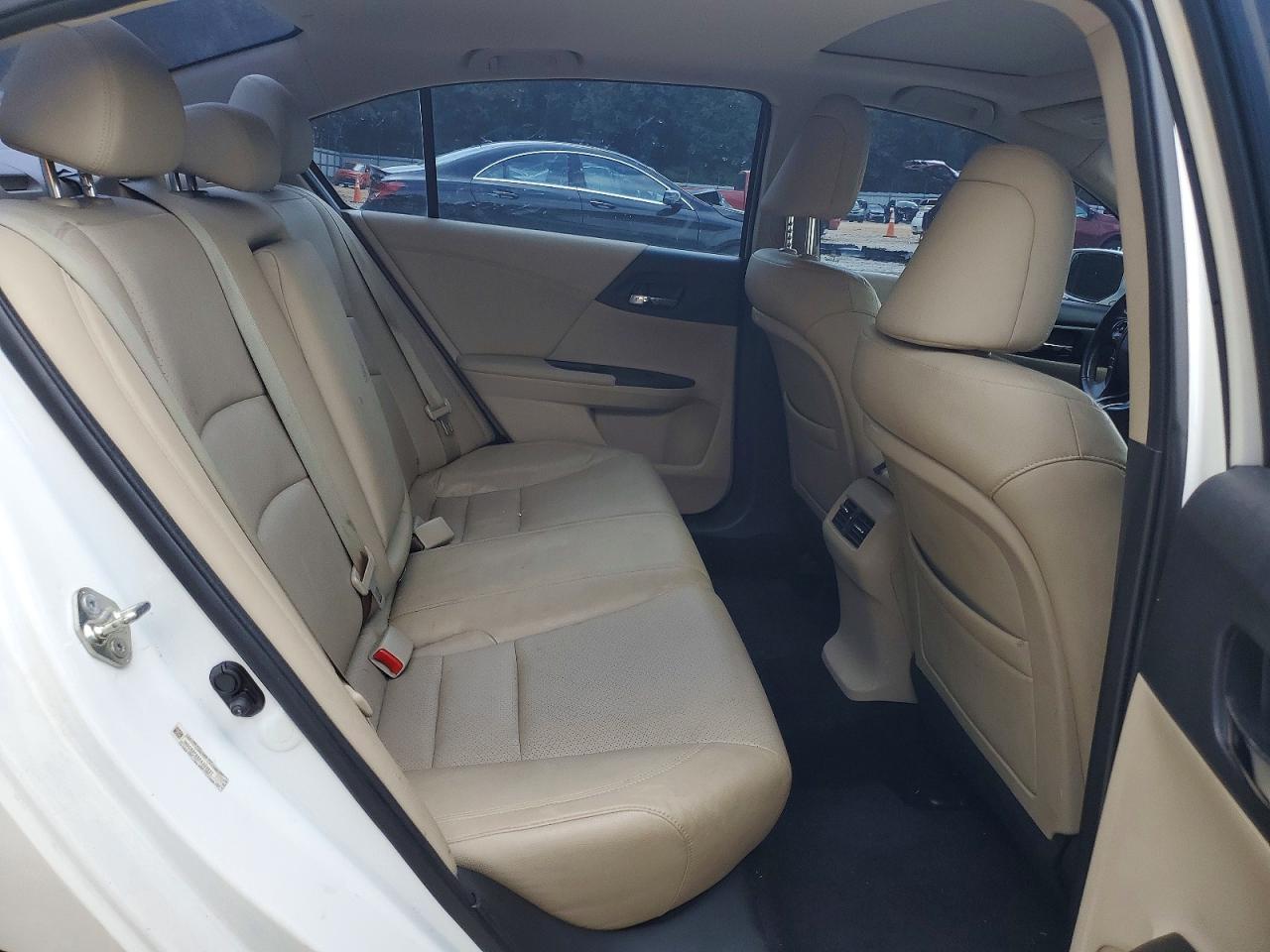 2014 Honda Accord Exl White vin: 1HGCR2F84EA003627