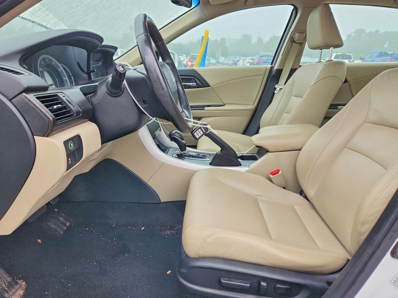 2014 Honda Accord Exl White vin: 1HGCR2F84EA060040