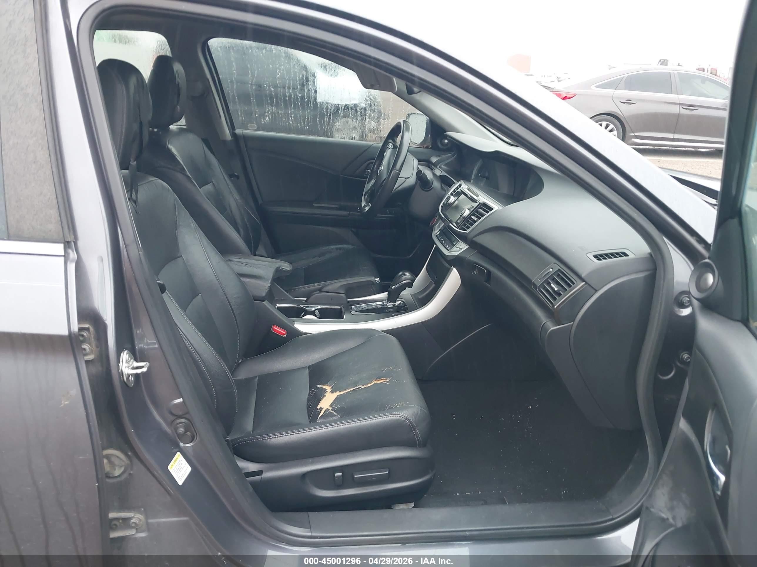 2014 Honda Accord Ex-l Gray vin: 1HGCR2F84EA071118