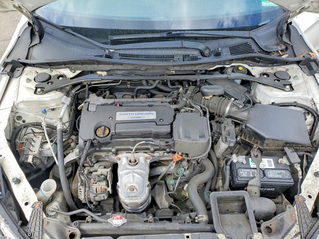 2014 Honda Accord Exl White vin: 1HGCR2F84EA084855
