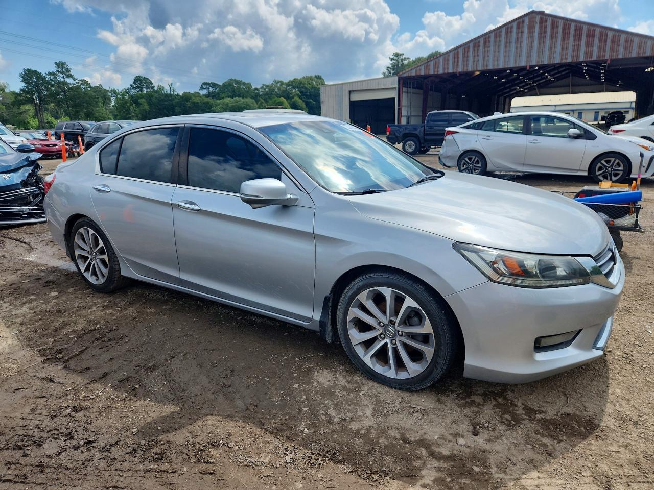 2014 Honda Accord Exl Silver vin: 1HGCR2F84EA087061