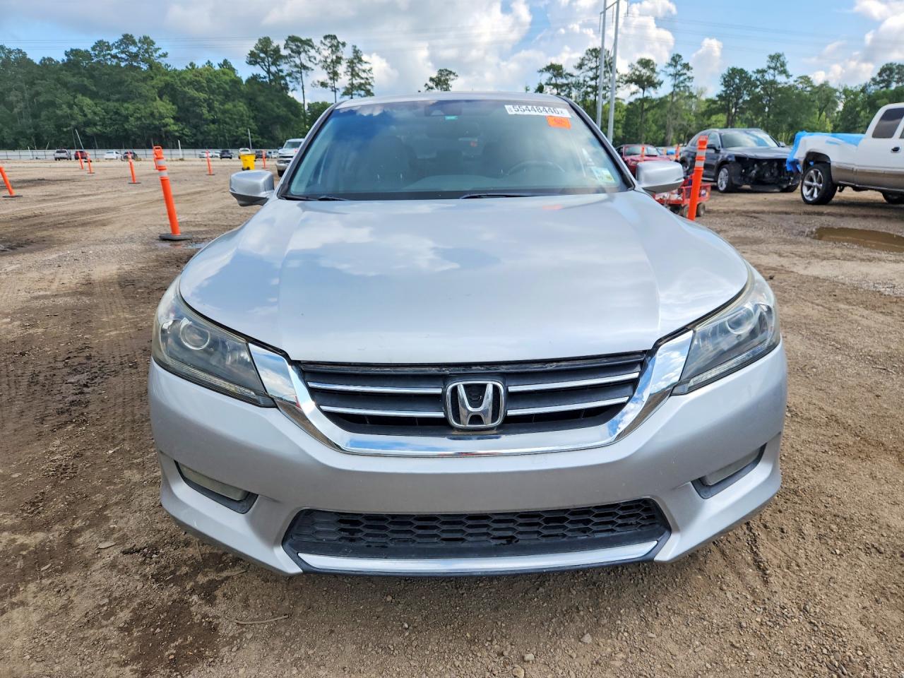 2014 Honda Accord Exl Silver vin: 1HGCR2F84EA087061