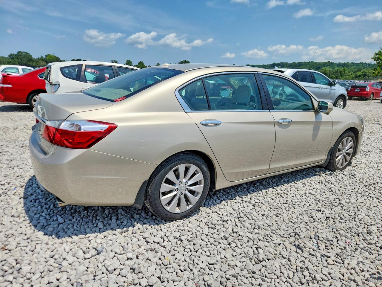 2014 Honda Accord Exl Золотой vin: 1HGCR2F84EA112945