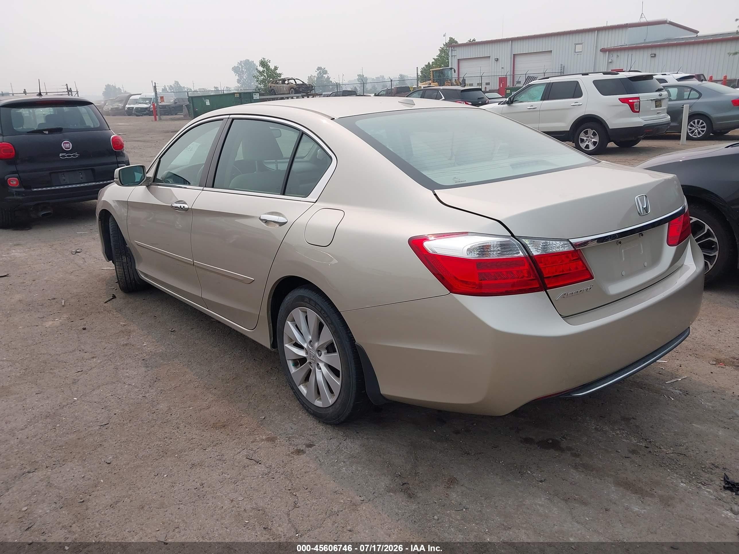 2014 Honda Accord Ex-l Золотой vin: 1HGCR2F84EA176046