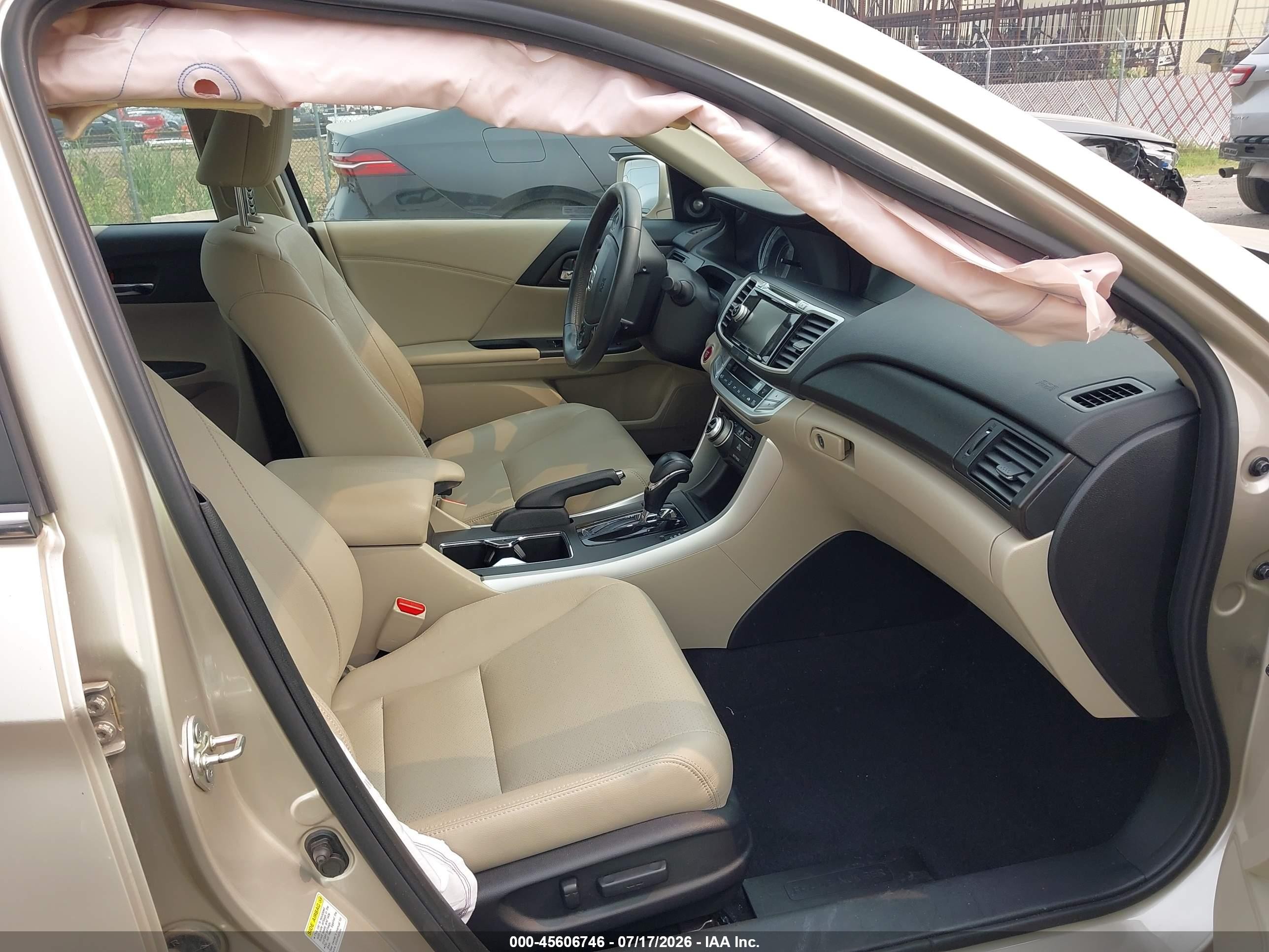 2014 Honda Accord Ex-l Золотой vin: 1HGCR2F84EA176046