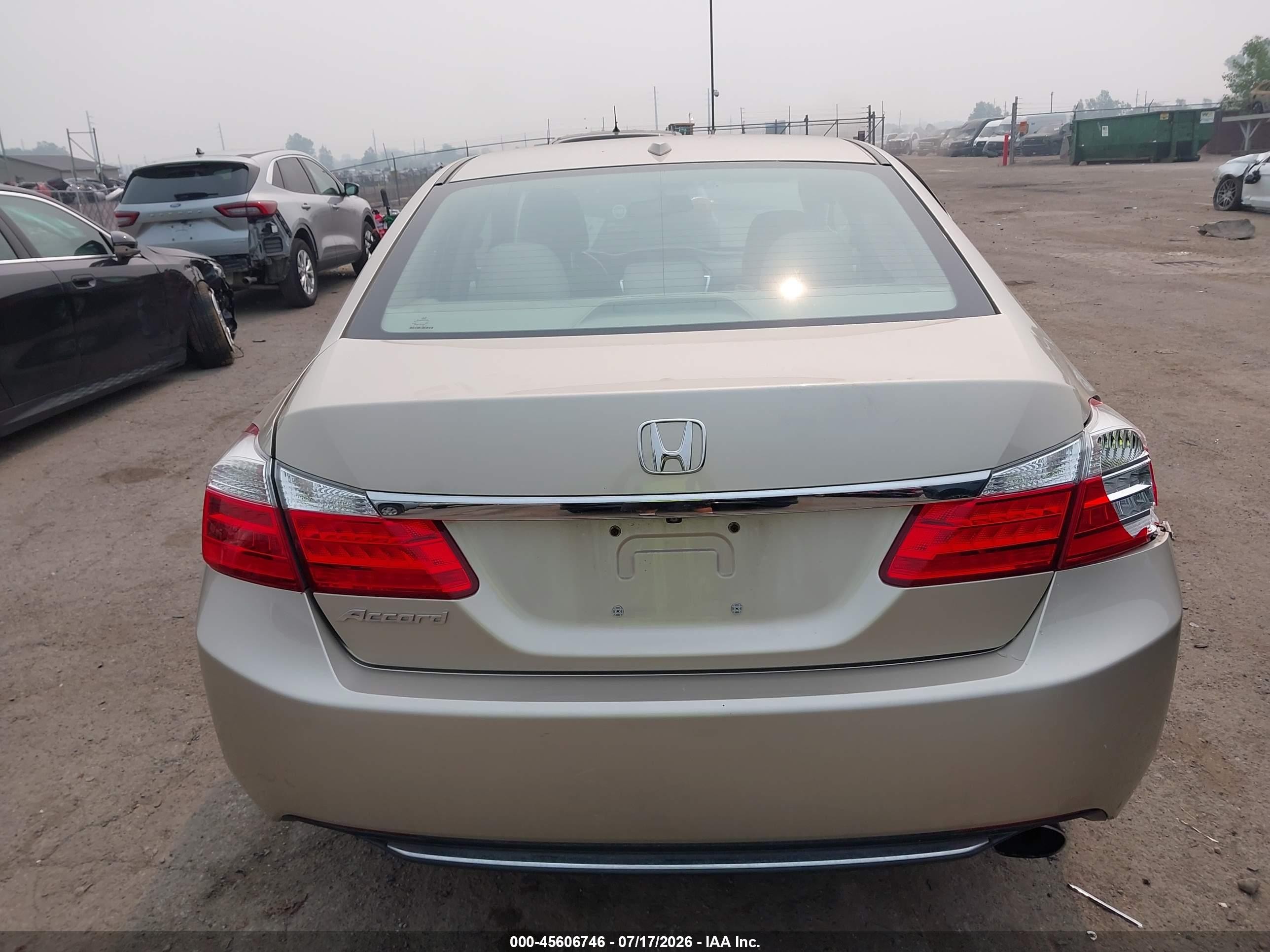 2014 Honda Accord Ex-l Золотой vin: 1HGCR2F84EA176046