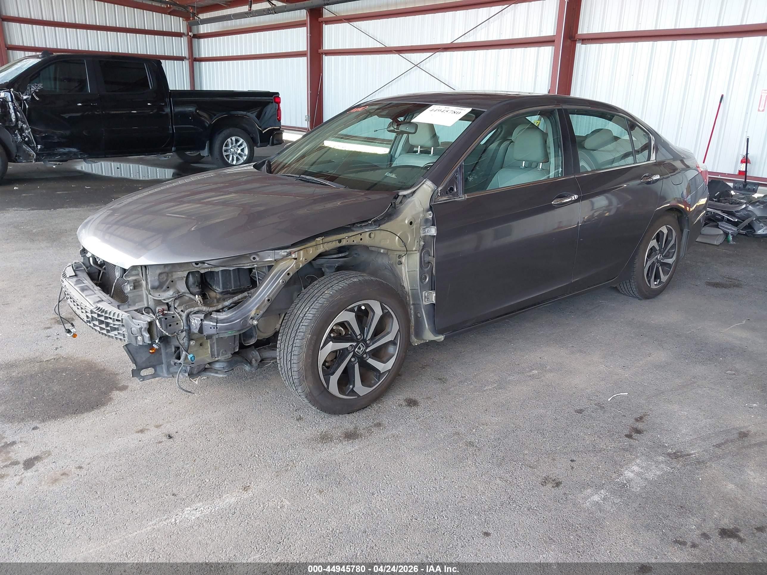 2014 Honda Accord Ex-l Gray vin: 1HGCR2F84EA190061
