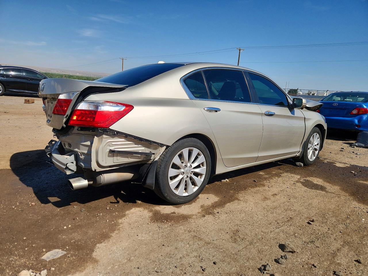 2014 Honda Accord Exl Gold vin: 1HGCR2F84EA205254