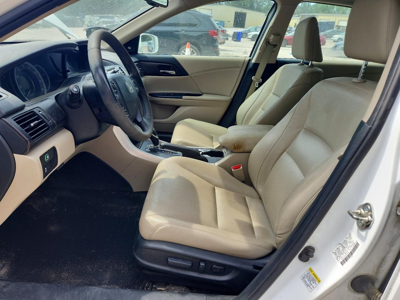 2014 Honda Accord Exl White vin: 1HGCR2F84EA261839