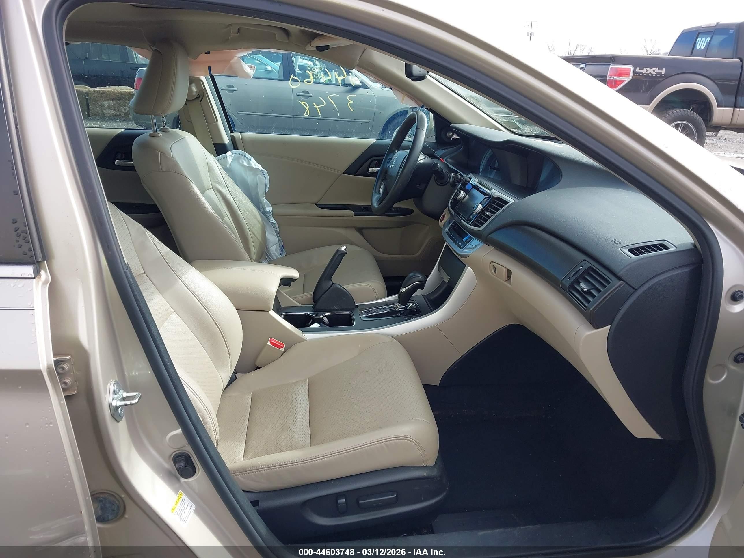 2014 Honda Accord Ex-l Золотой vin: 1HGCR2F84EA277927